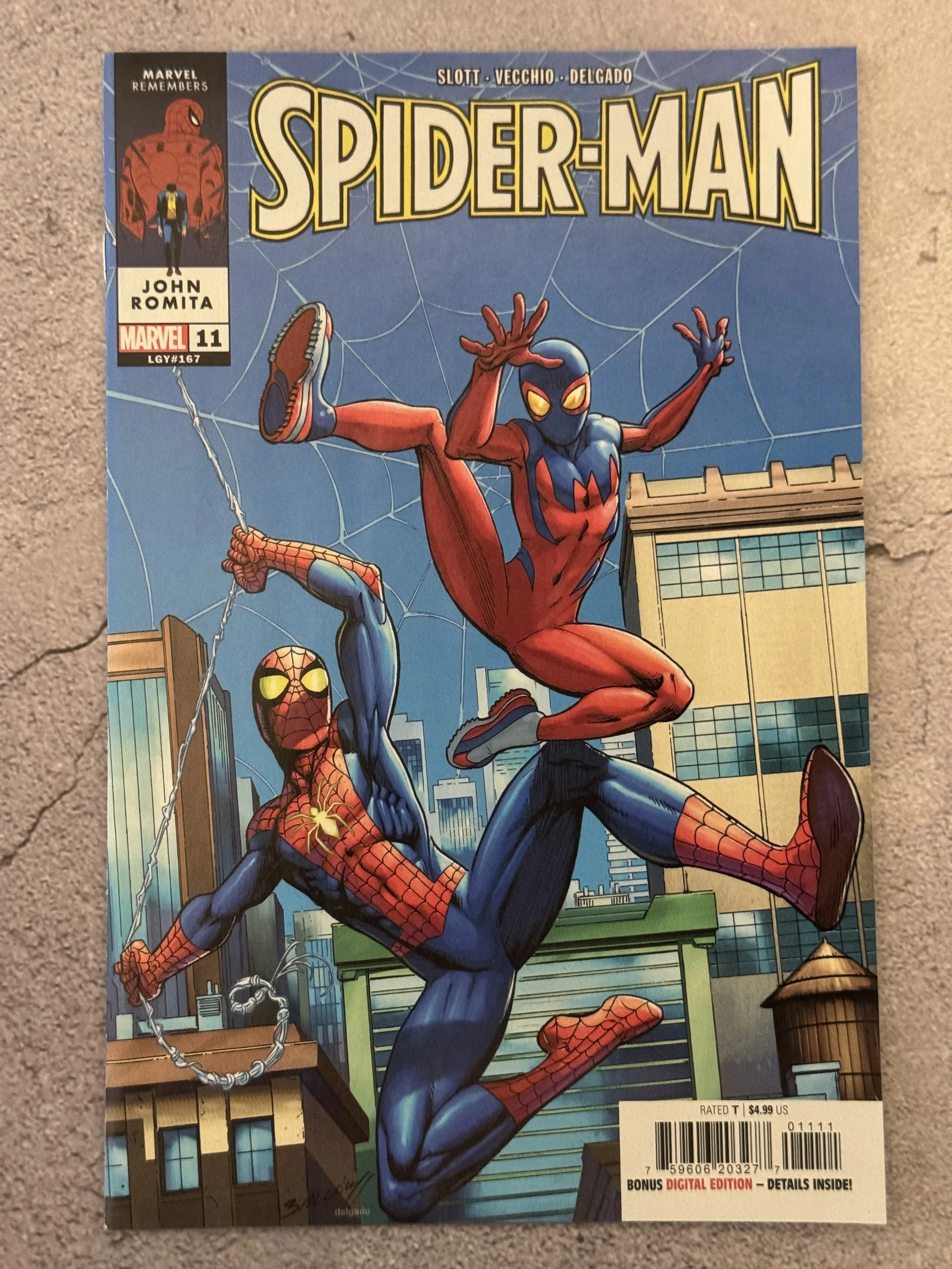 The Amazing Spider-Man #11 modern run, John Romita Jr cover