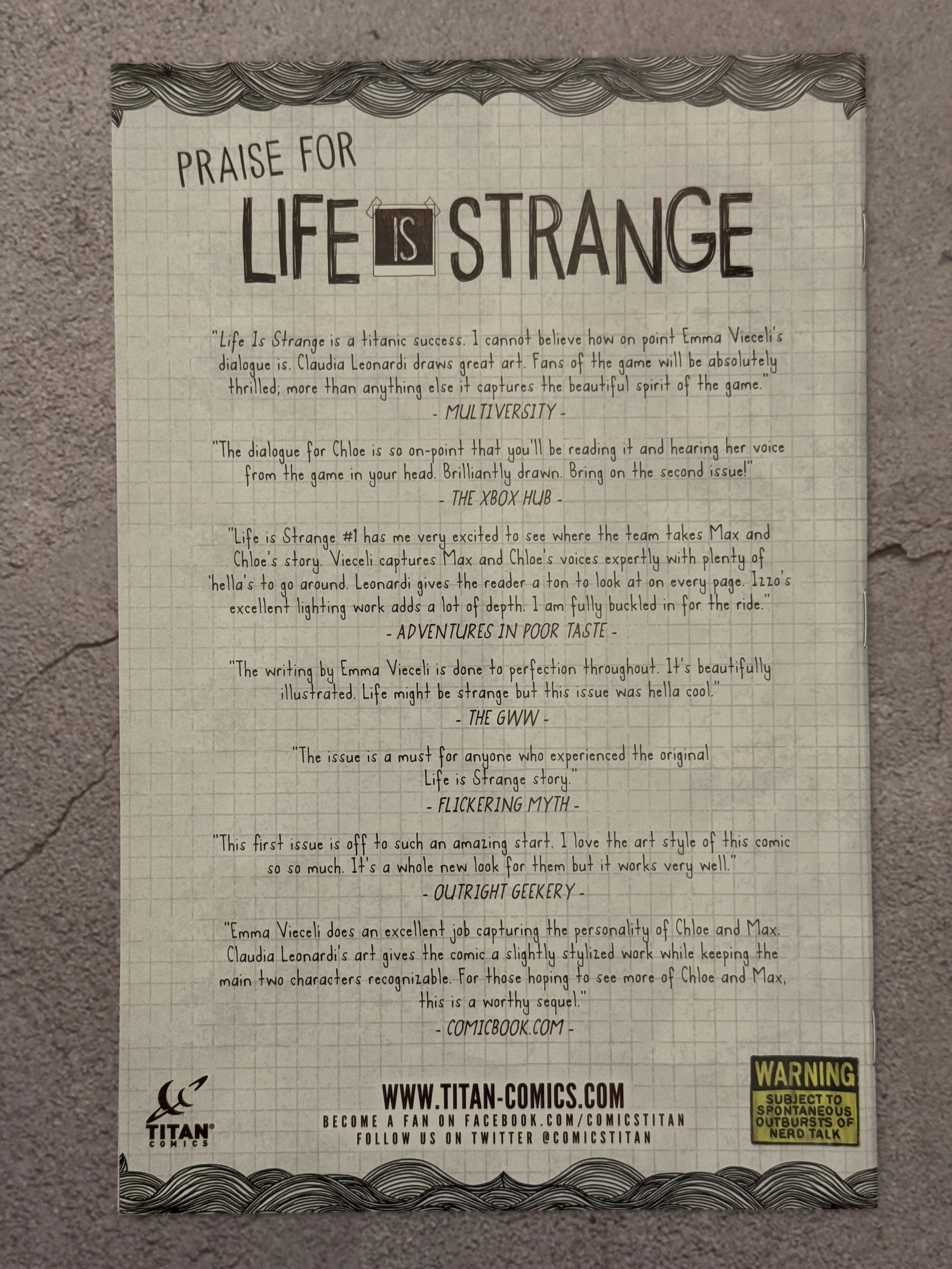 Life is Strange #5 (Titan Comics, 2019)