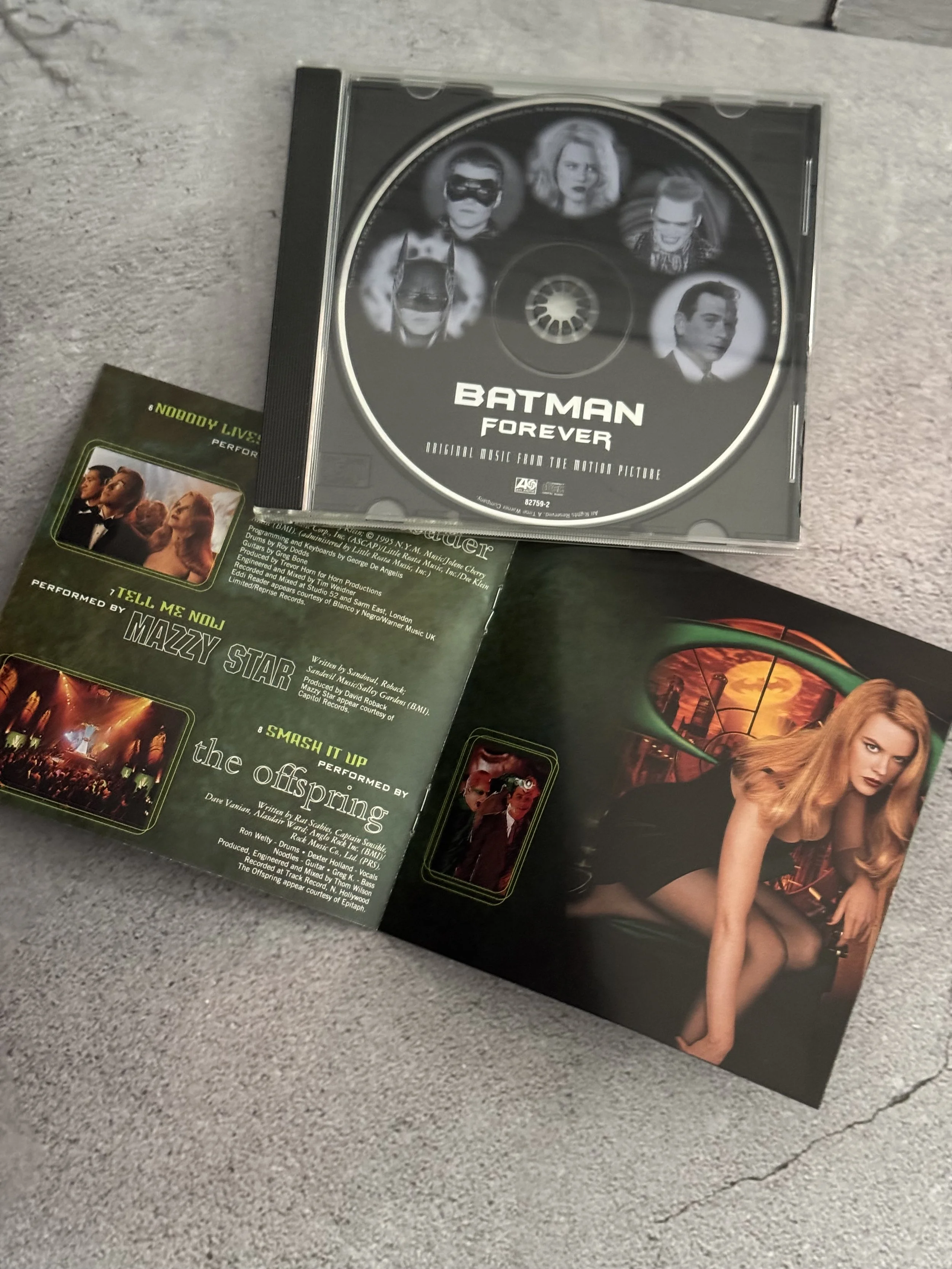 Batman Forever Movie Soundtrack riddler robin poison ivy two face 1990s music
