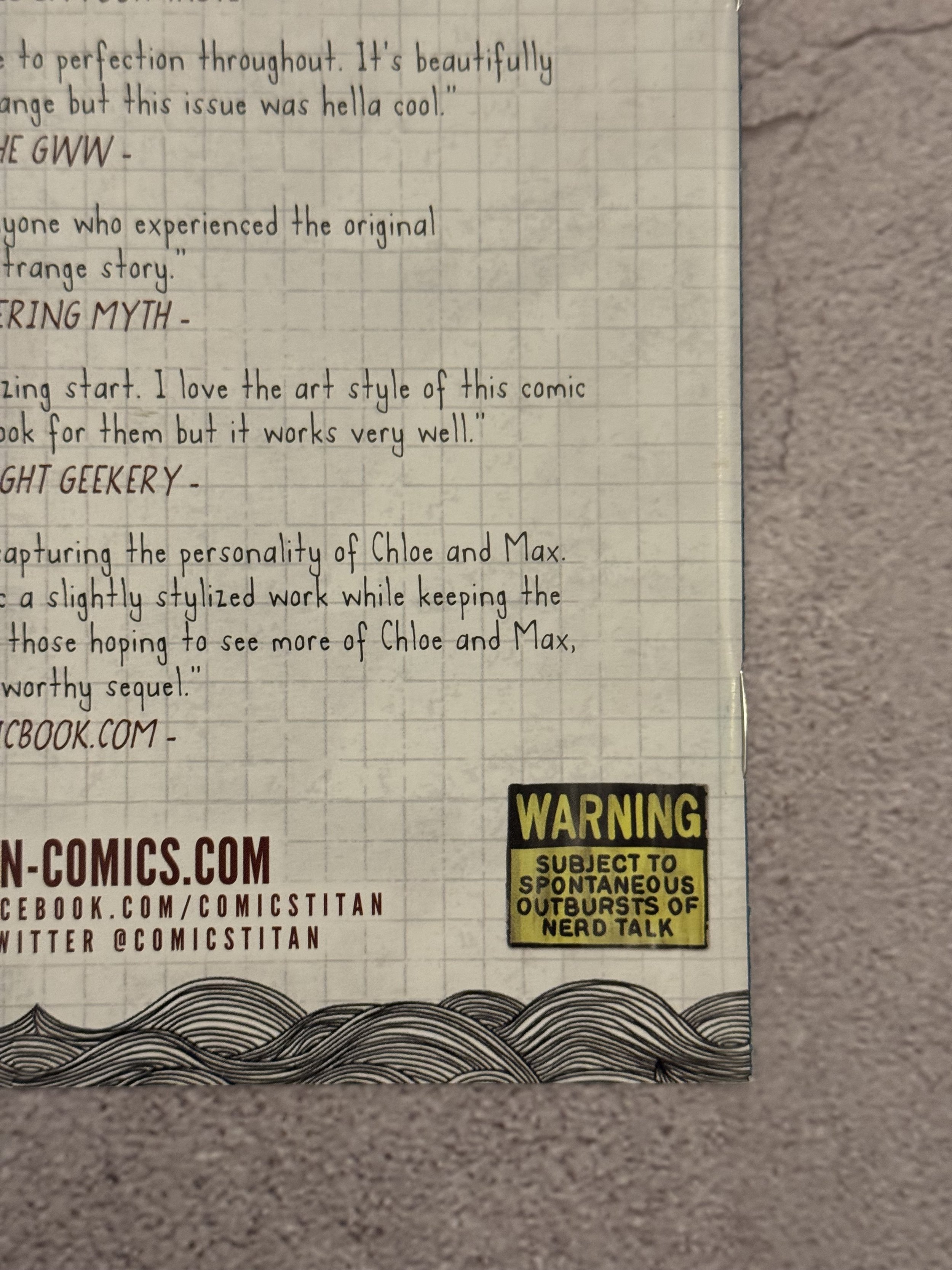 Life is Strange #11 Hot Dog Mascot (Titan Comics, 2021)