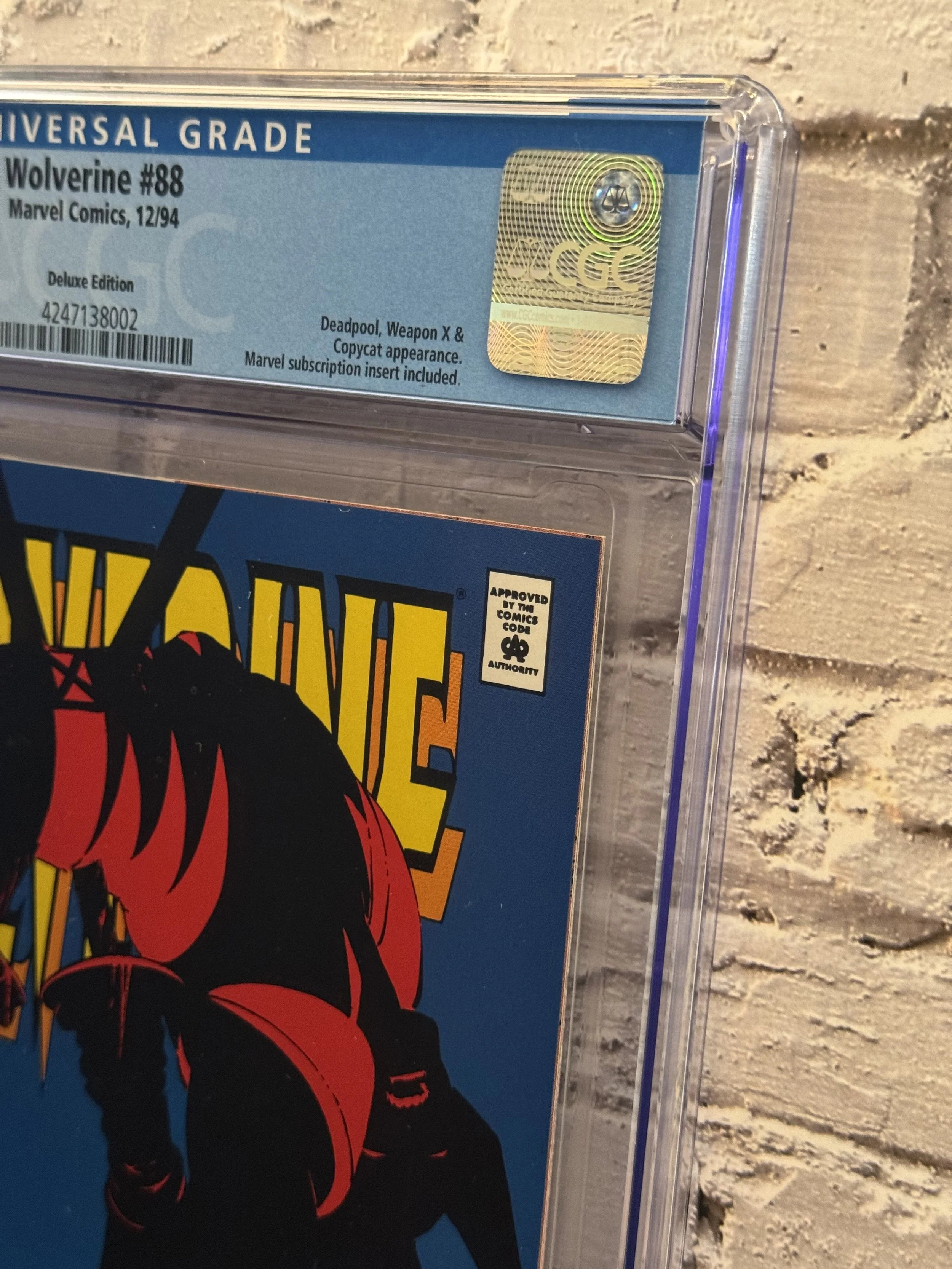 Wolverine #88 CGC 9.6 (1994) Marvel Comics Sabretooth Cover X-Men Era Slab