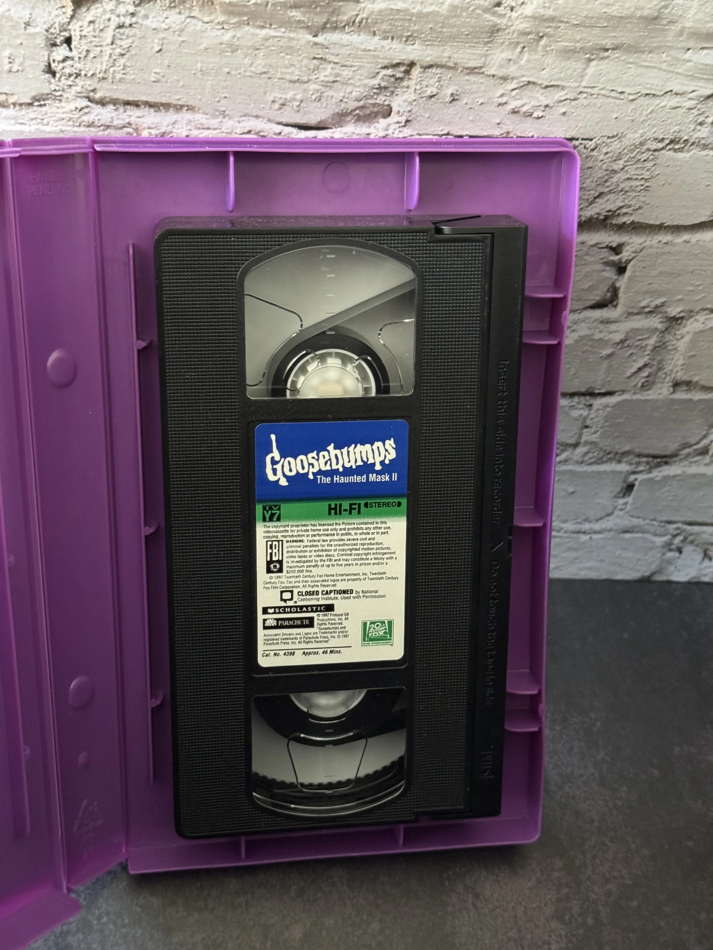 Goosebumps VHS - The Haunted Mask II clamshell used tested good condition