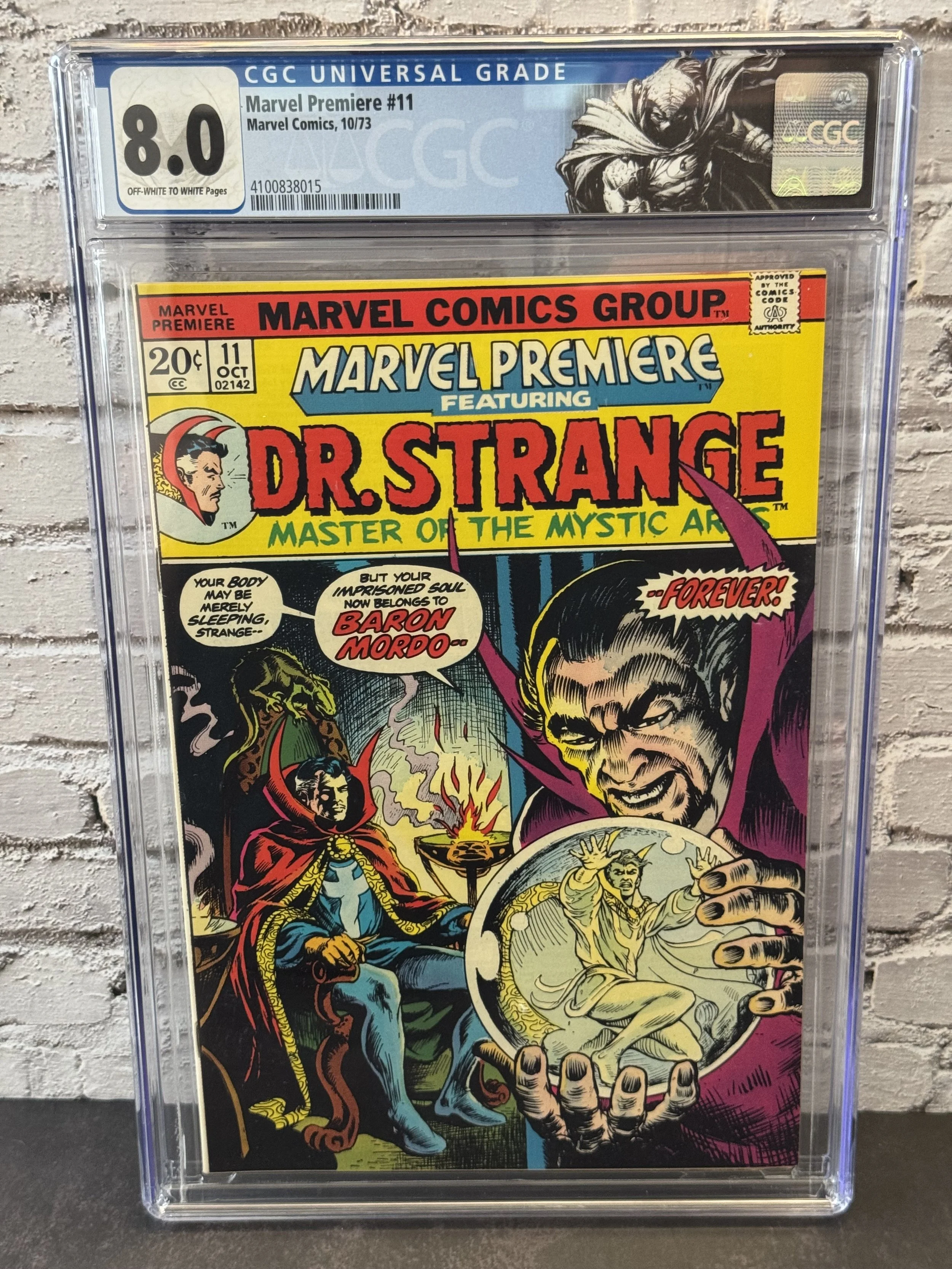 Marvel Premiere #11 CGC 8.0 Doctor Strange