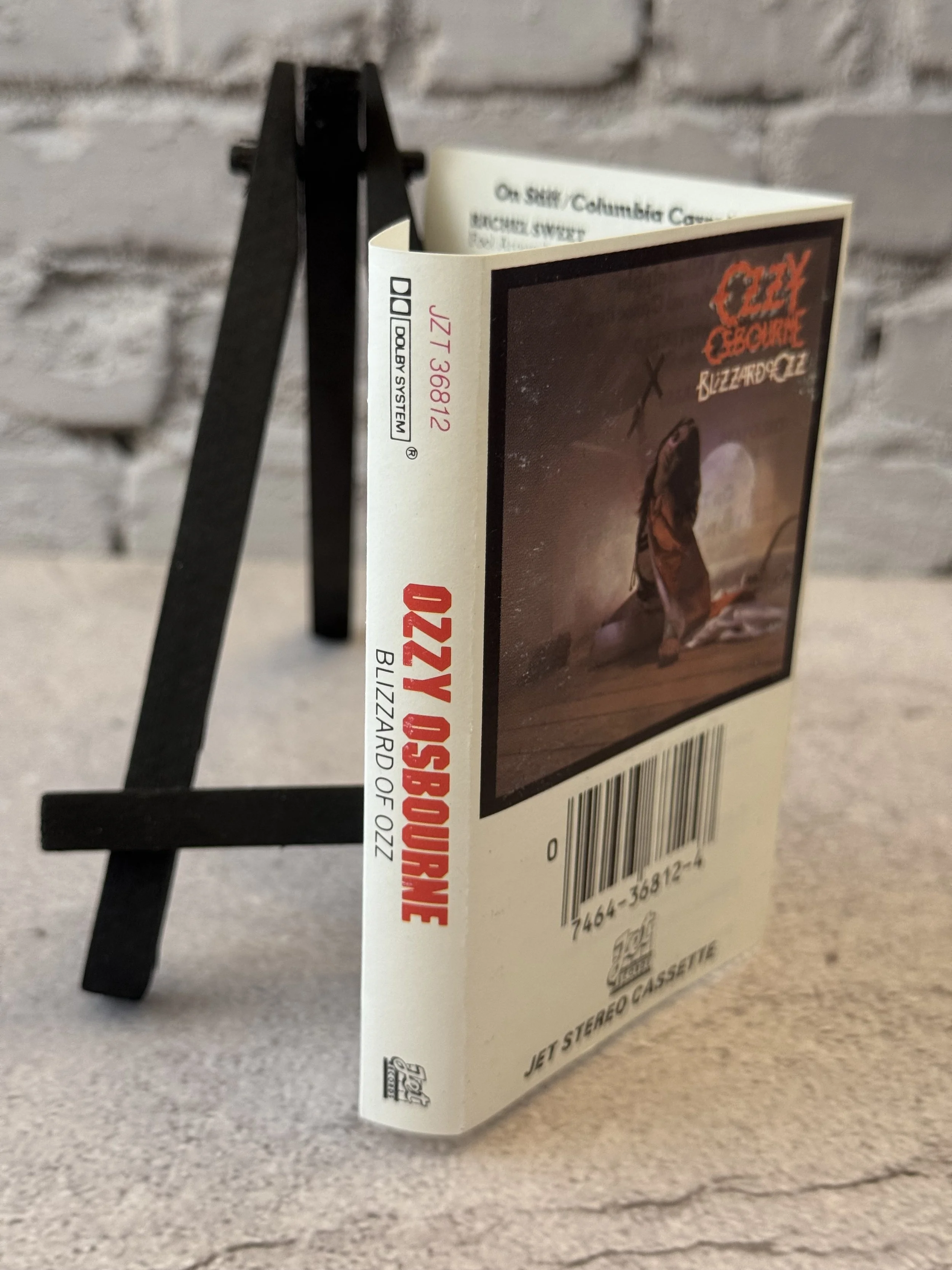 Ozzy Osbourne - Blizzard of Oz 1981 cassette tape good condition