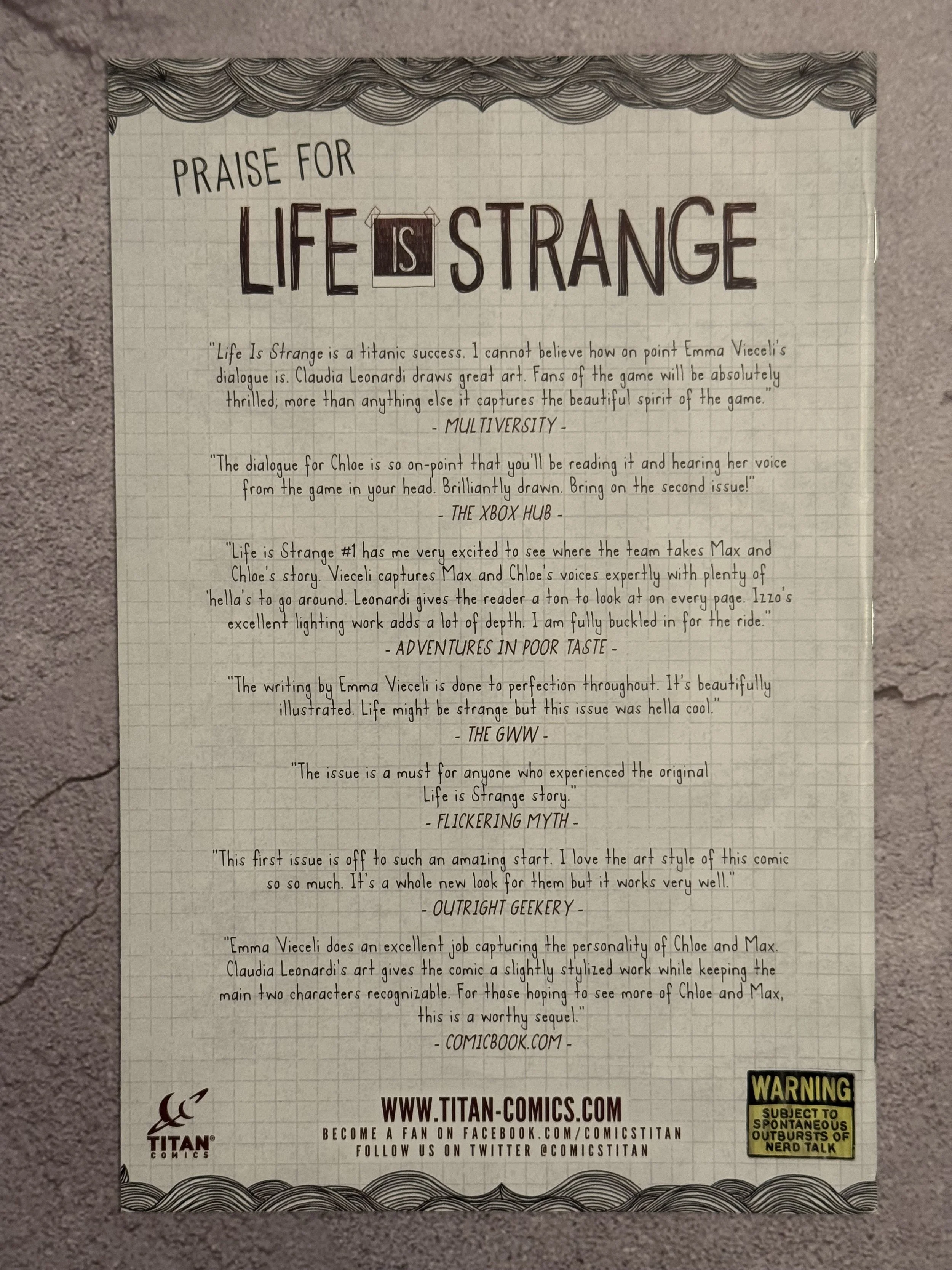 Life is Strange #9 Anatomical Heart Cover (Titan Comics, 2021)