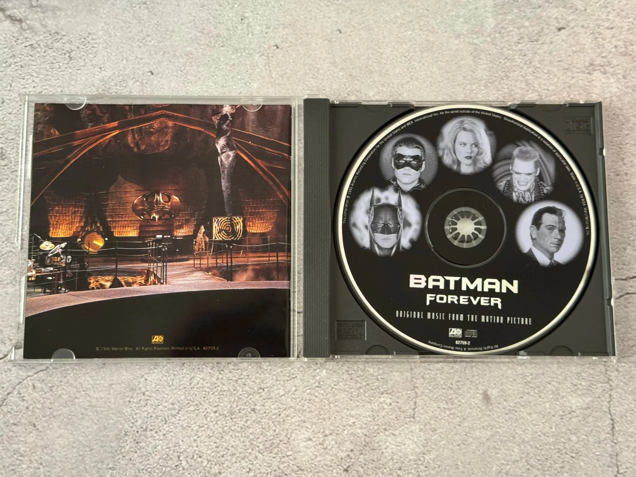 Batman Forever Movie Soundtrack riddler robin poison ivy two face 1990s music