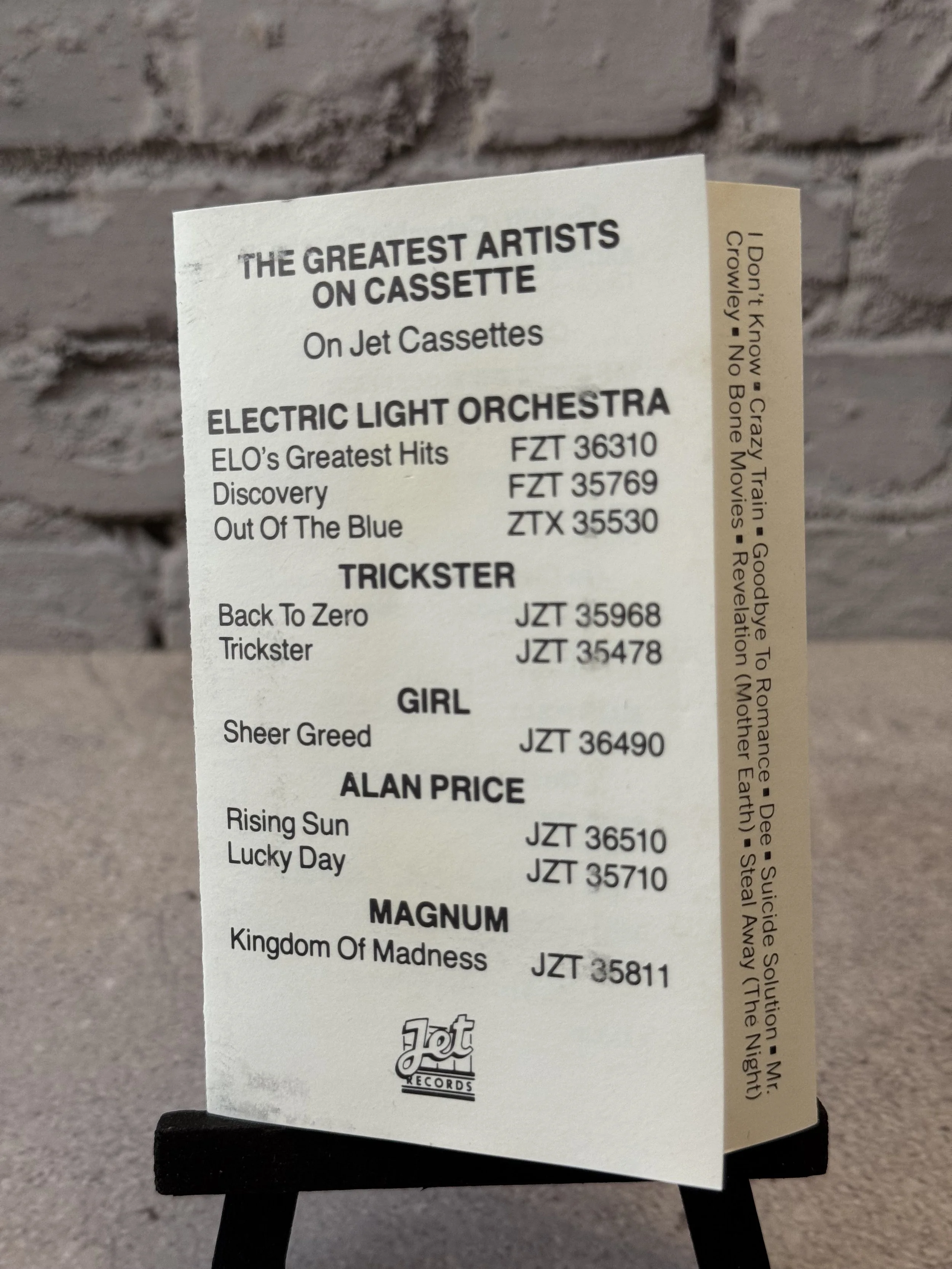 Ozzy Osbourne - Blizzard of Oz 1981 cassette tape good condition