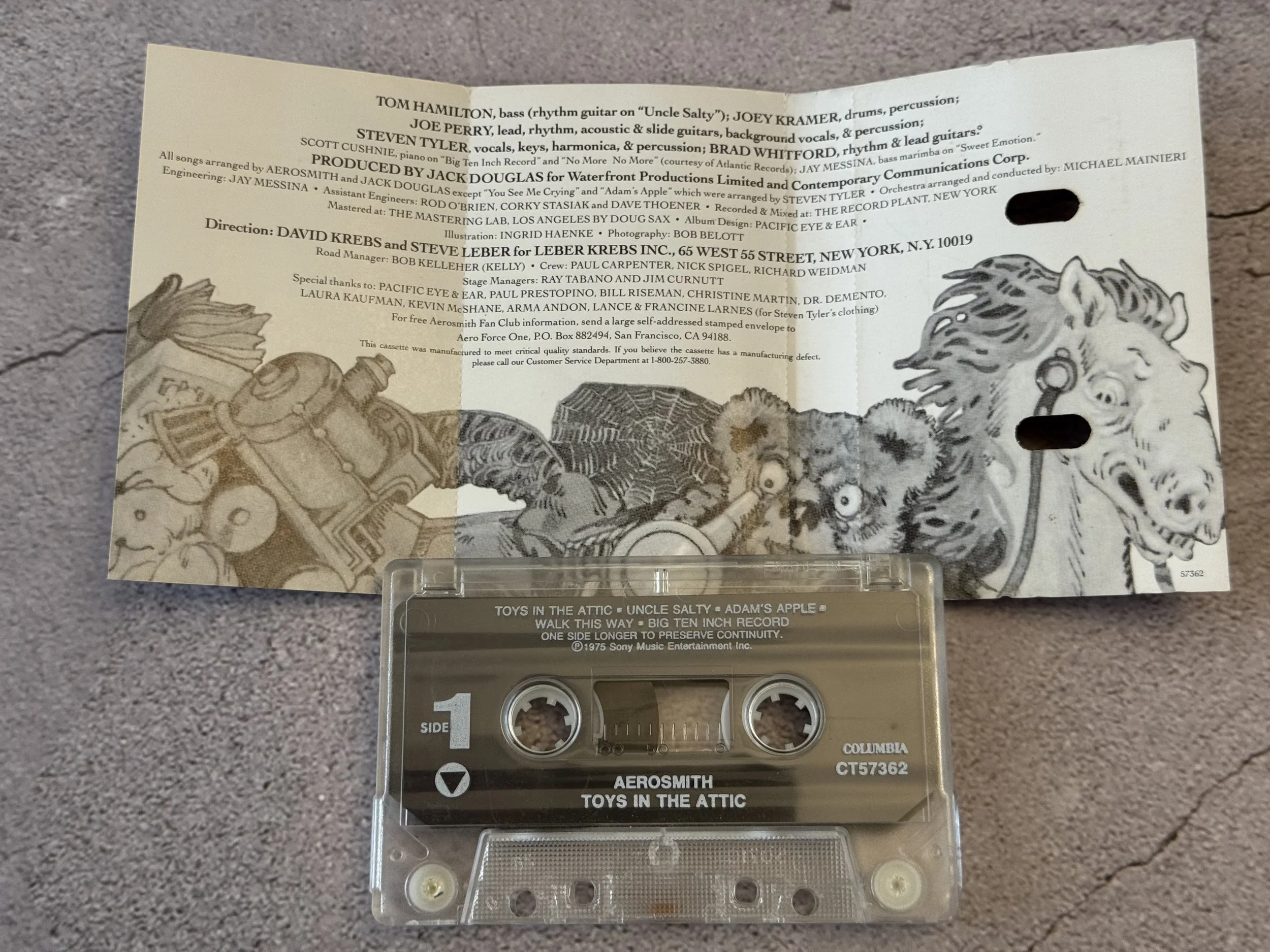 Aerosmith - Toys in the Attic 1993 tested good condition