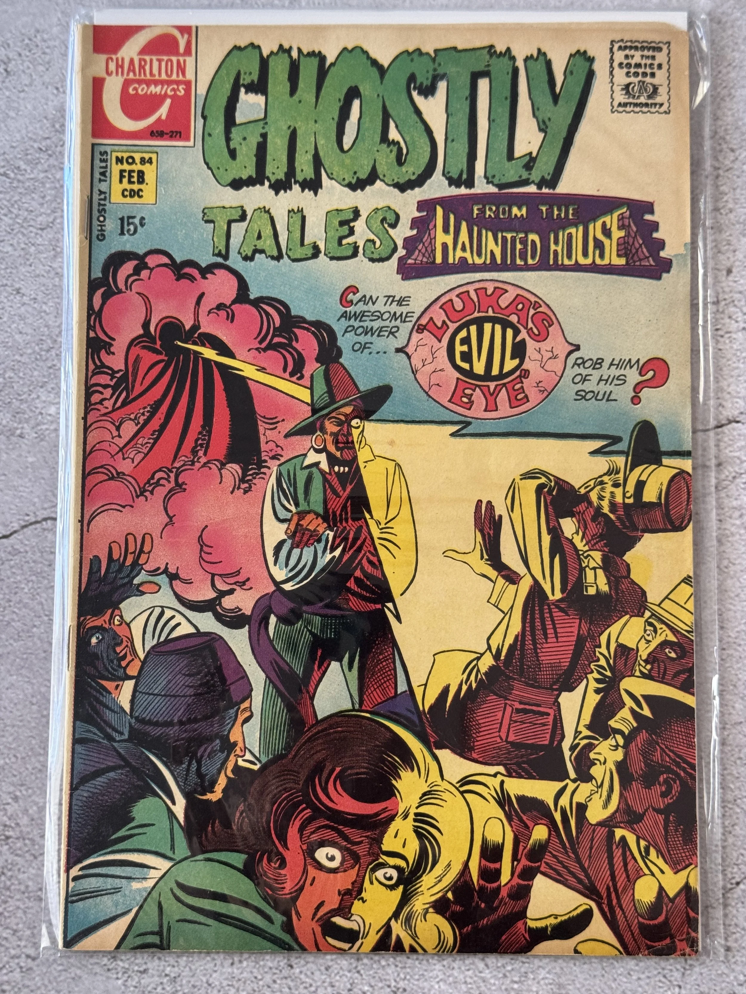 Ghostly Tales #84 Charlton Comics 1971 Steve Art by Ditko Horror Bronze Age