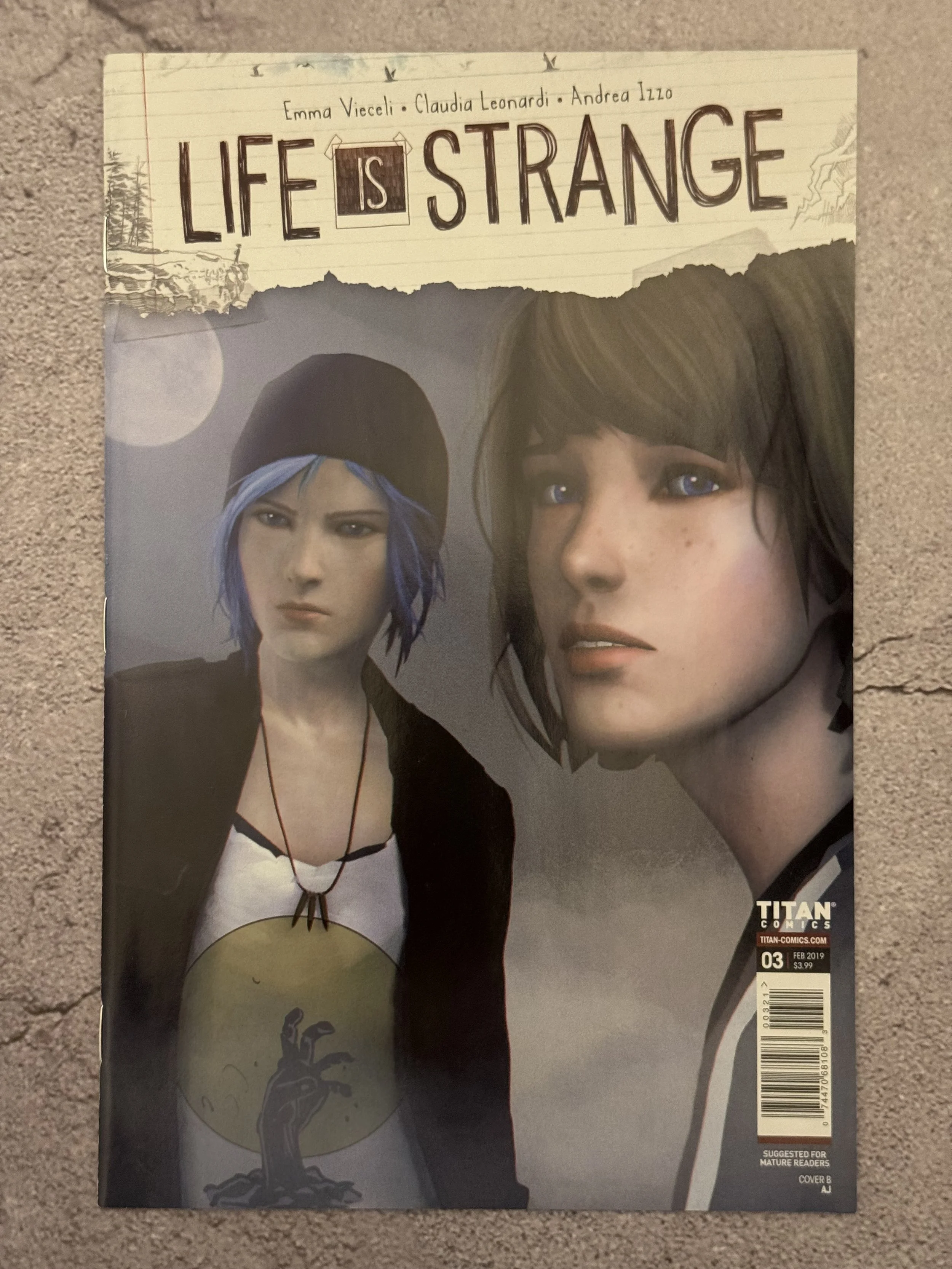 Life is Strange #3 Max & Chloe Portrait (Titan Comics, 2021)