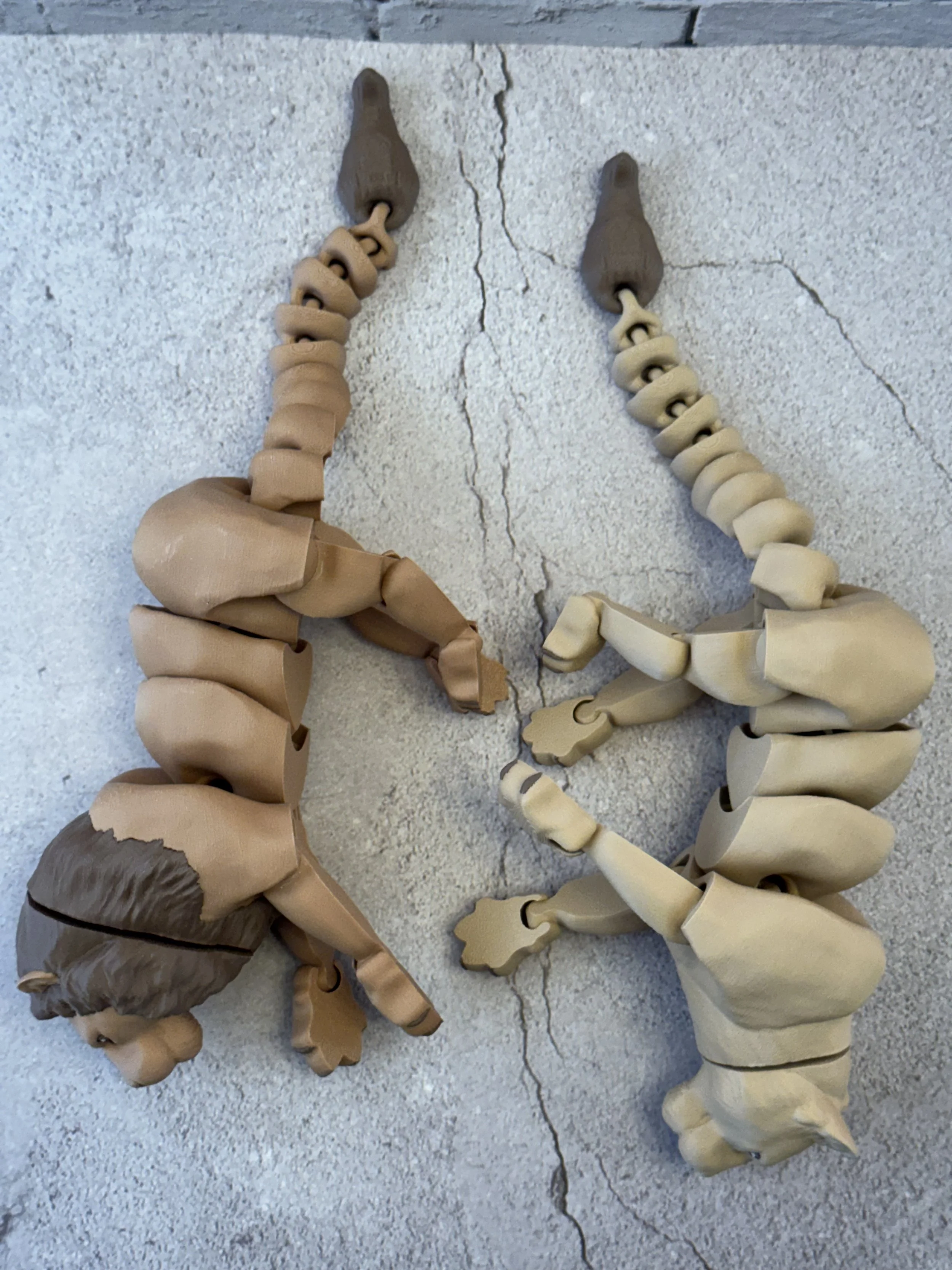 Lion & Lioness Display Set - 3D Print