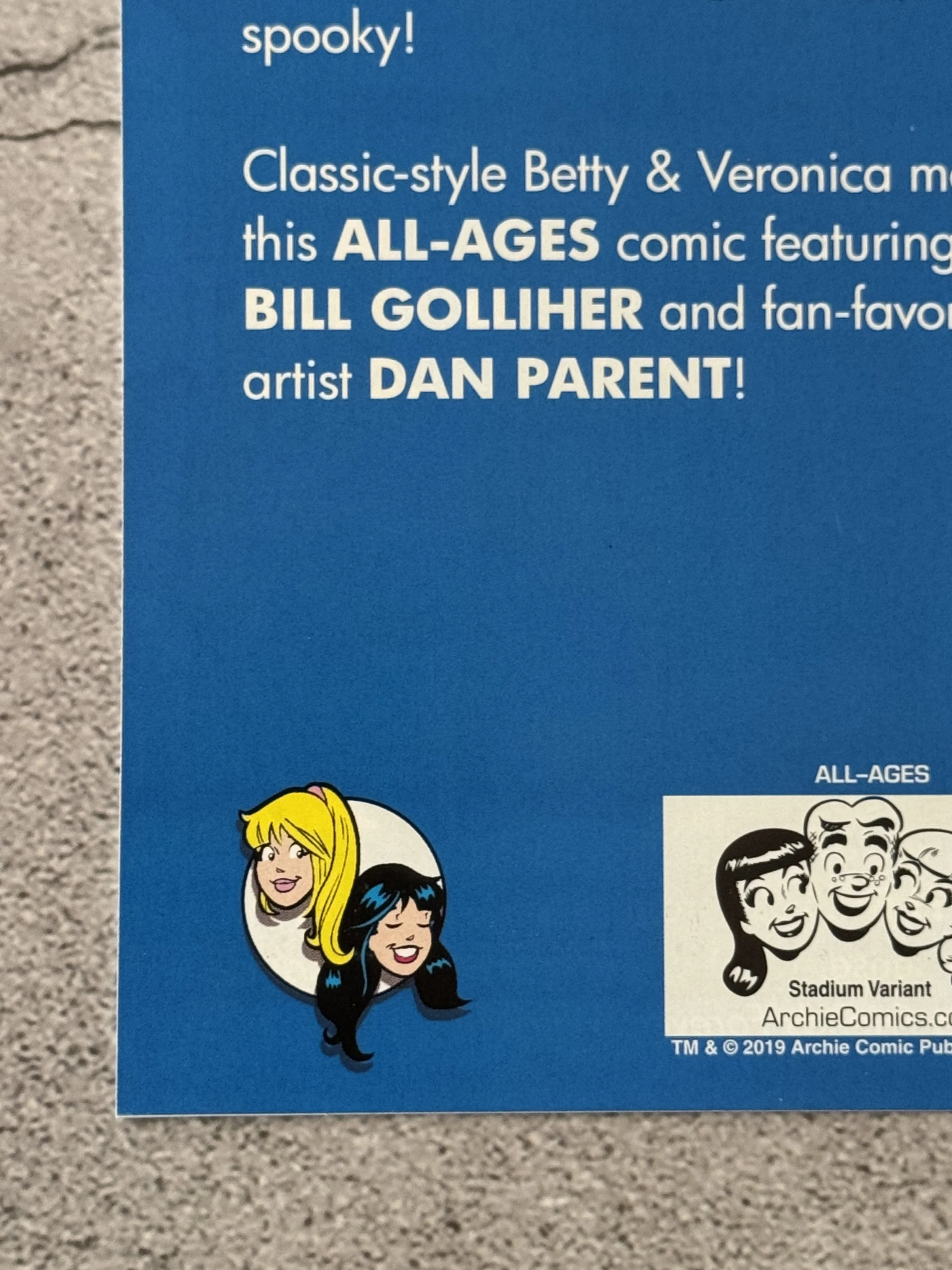 Betty and Veronica Friends Forever Supernatural Stories #1STADIUM 2019 Tomb of Dracula Homage