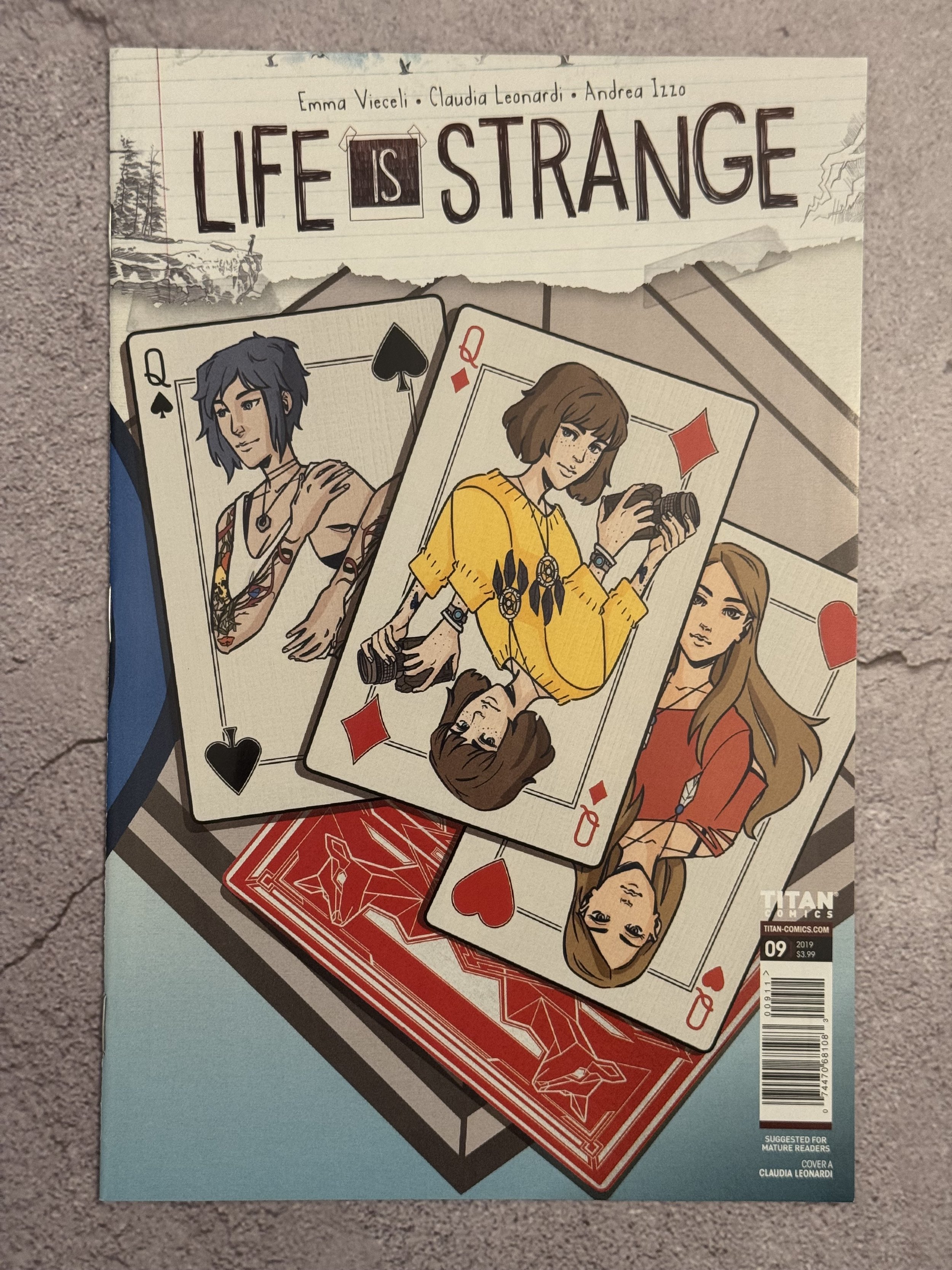 Life is Strange #9 Playing Cards Cover (Titan Comics, 2021)
