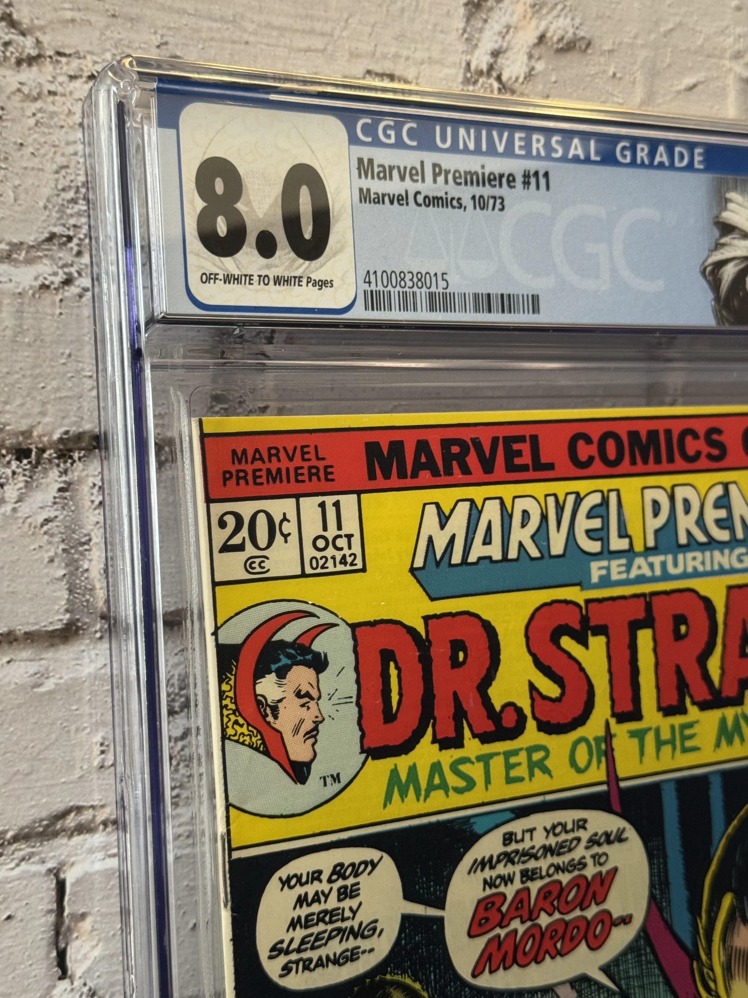 Marvel Premiere #11 CGC 8.0 Doctor Strange