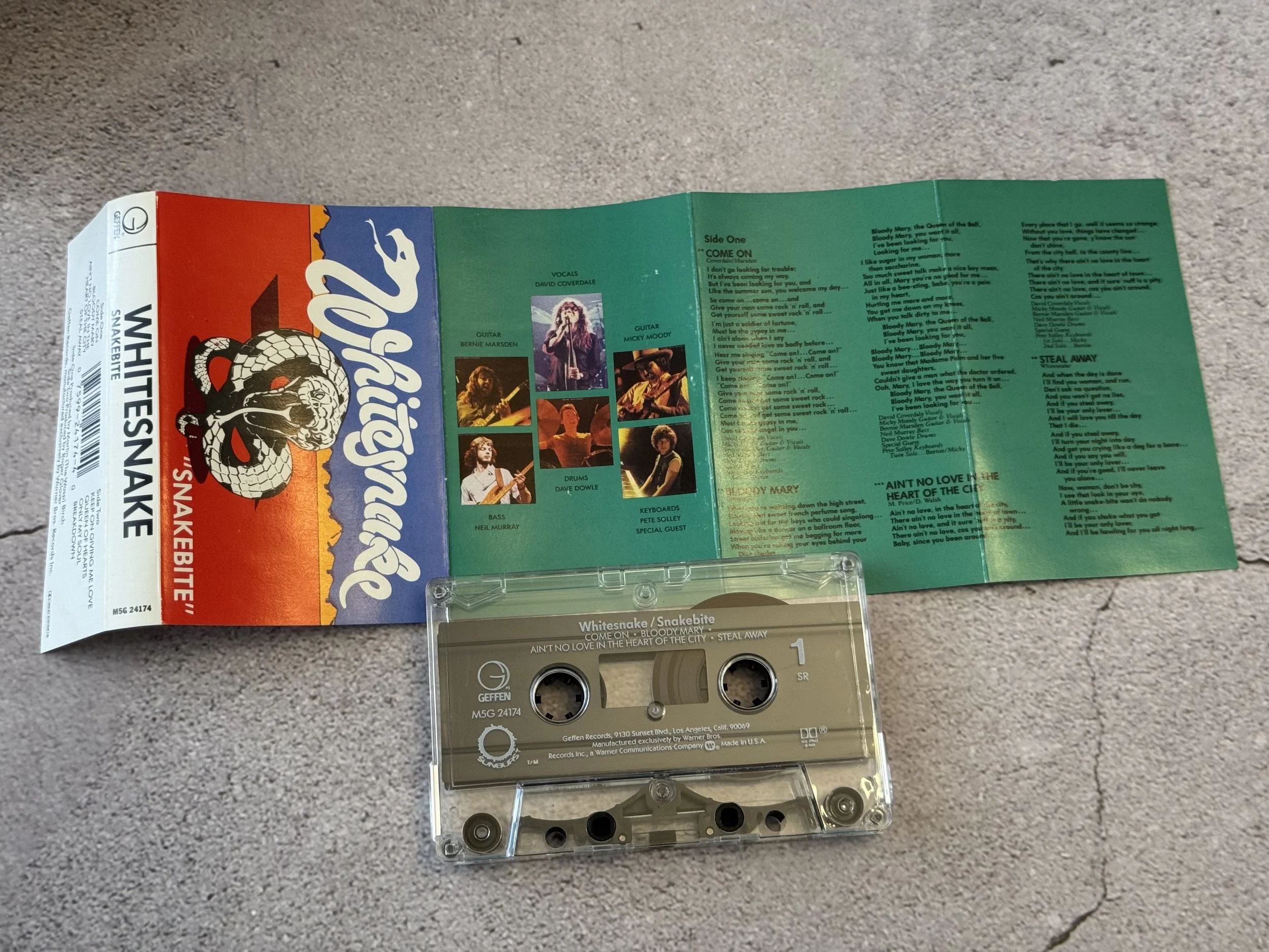 Whitesnake - Snakebite (Geffen Records) tested good condition