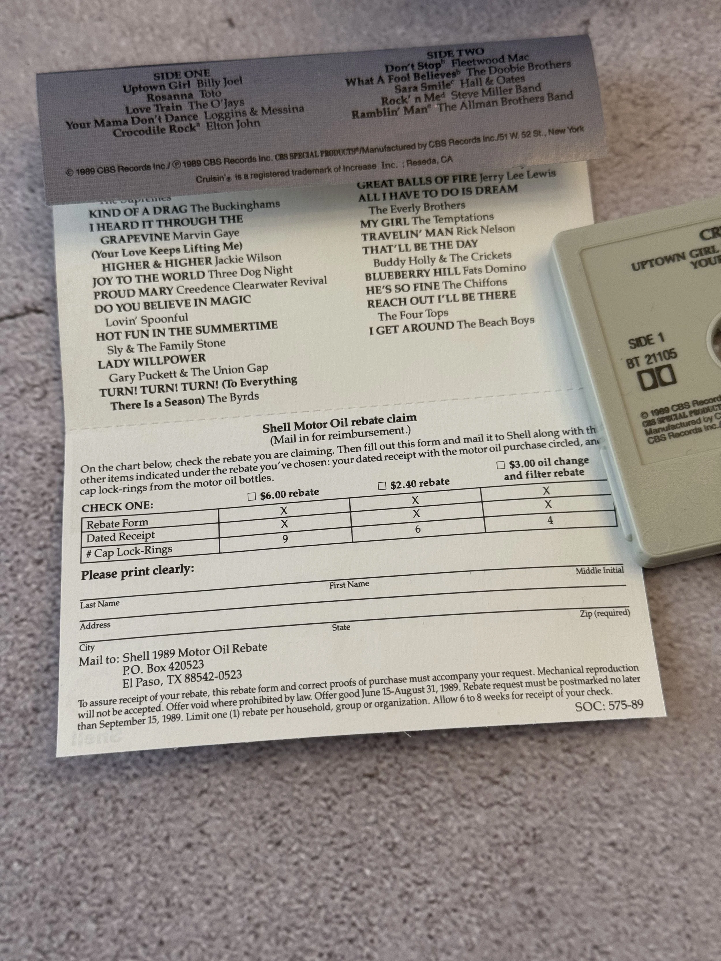 Cruisin Classics VOL. II (70s & 80s) tested good condition