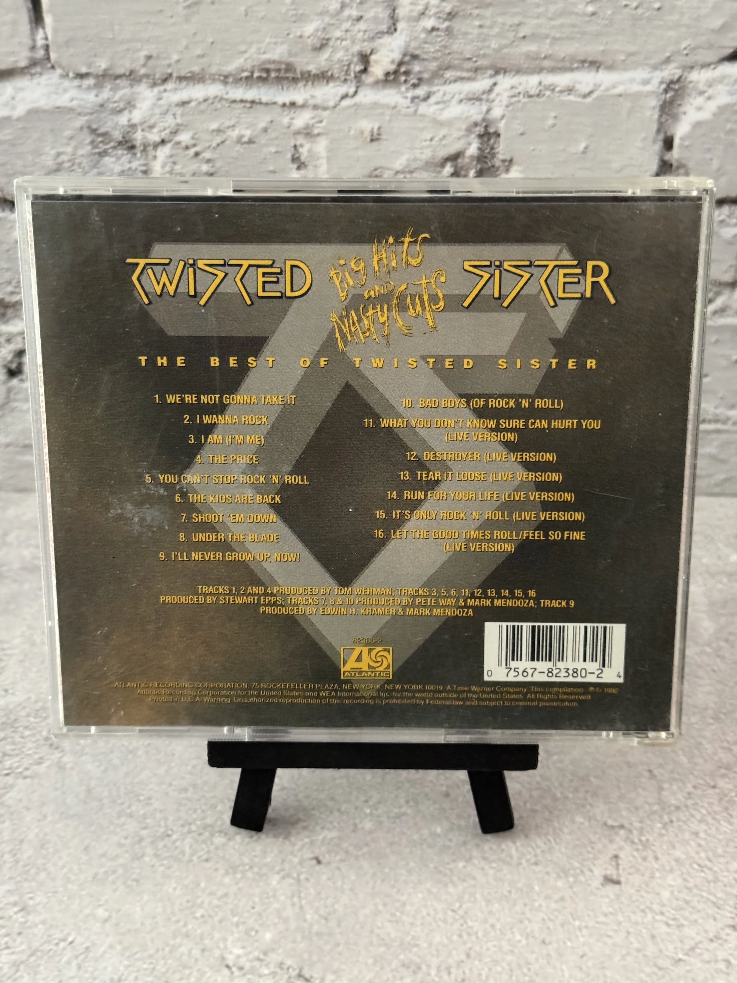 Twisted Sister Best of Big Hits and Nasty Cuts 1992