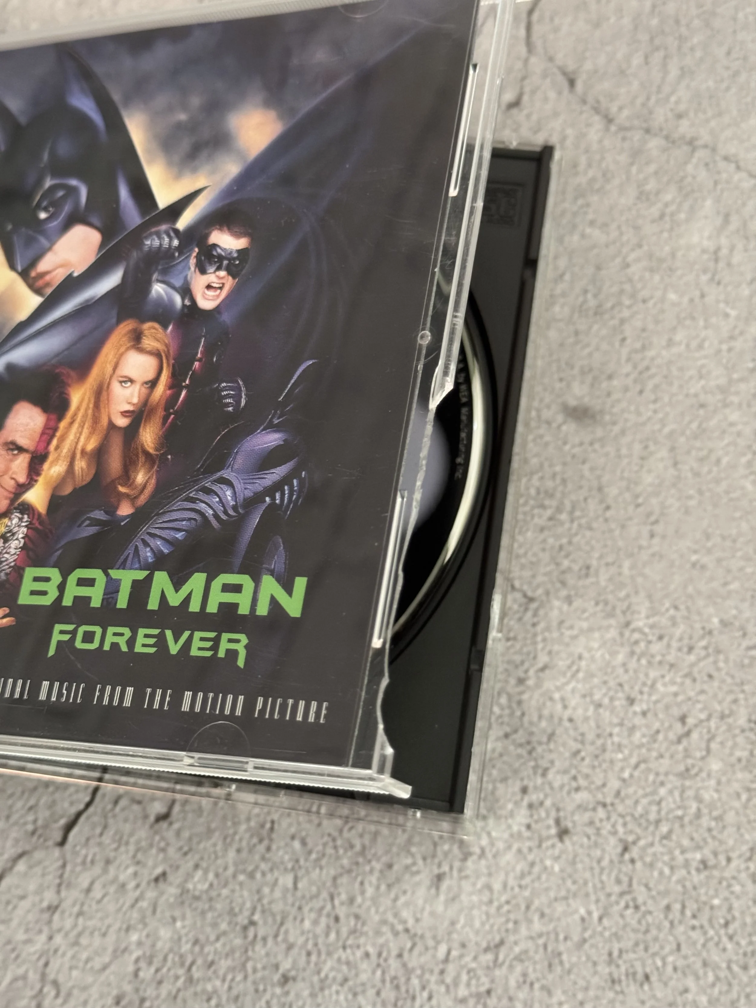 Batman Forever Movie Soundtrack riddler robin poison ivy two face 1990s music