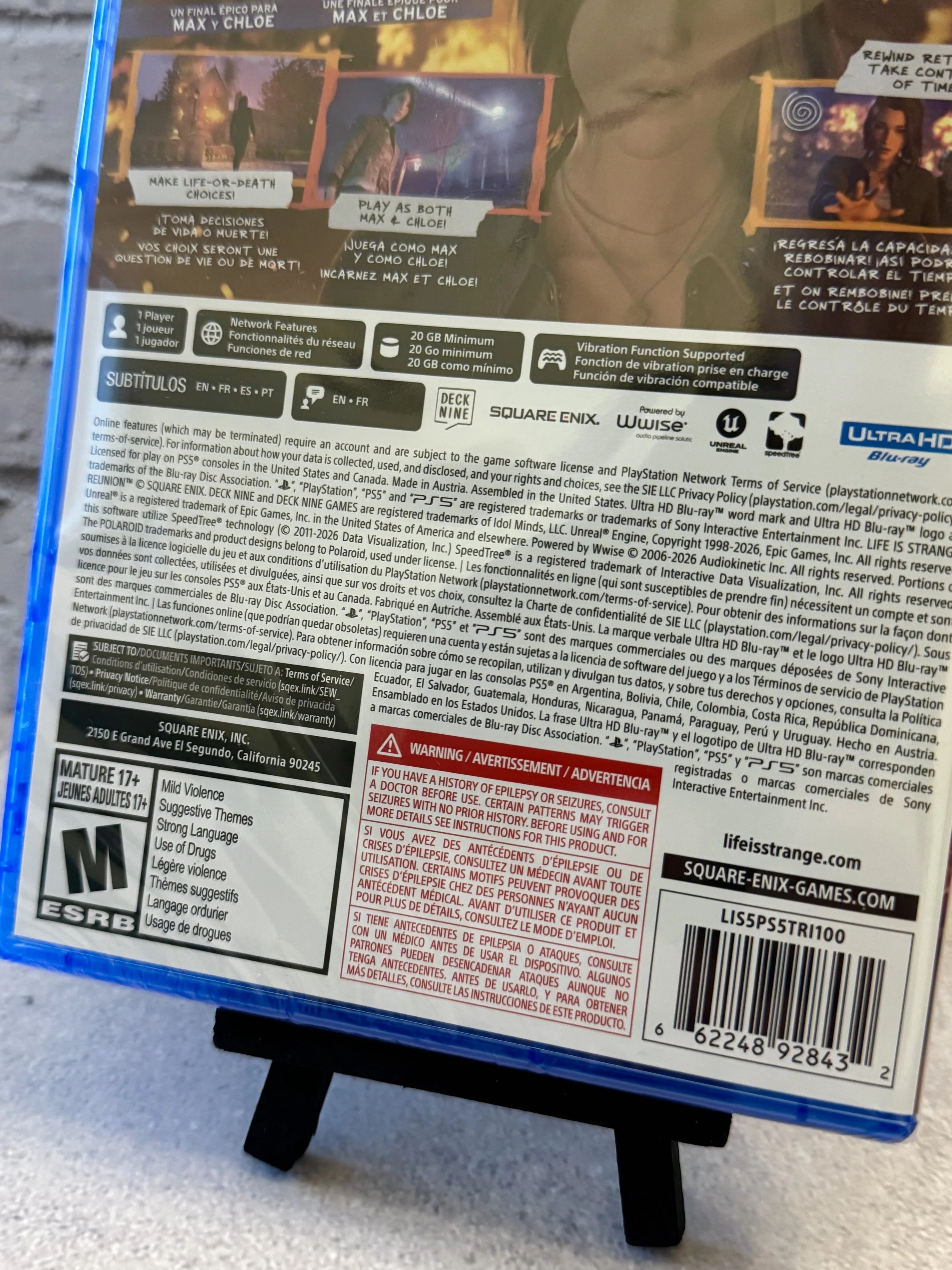 Life is Strange Reunion PS5 new sealed