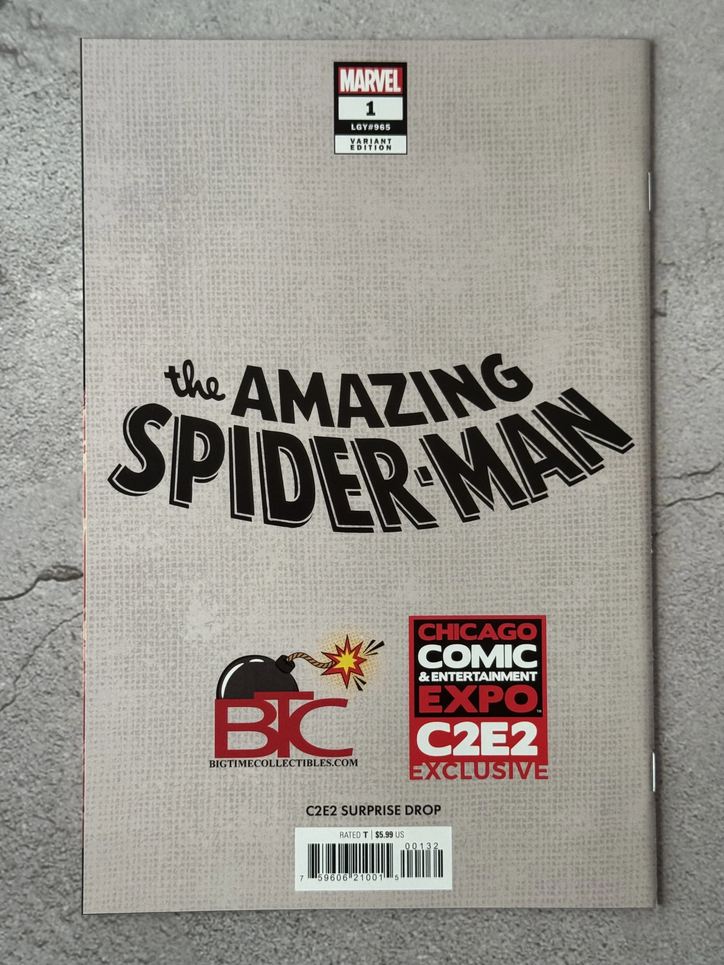 Amazing Spider-Man 1 - C2E2 Secret Drop - Exclusive