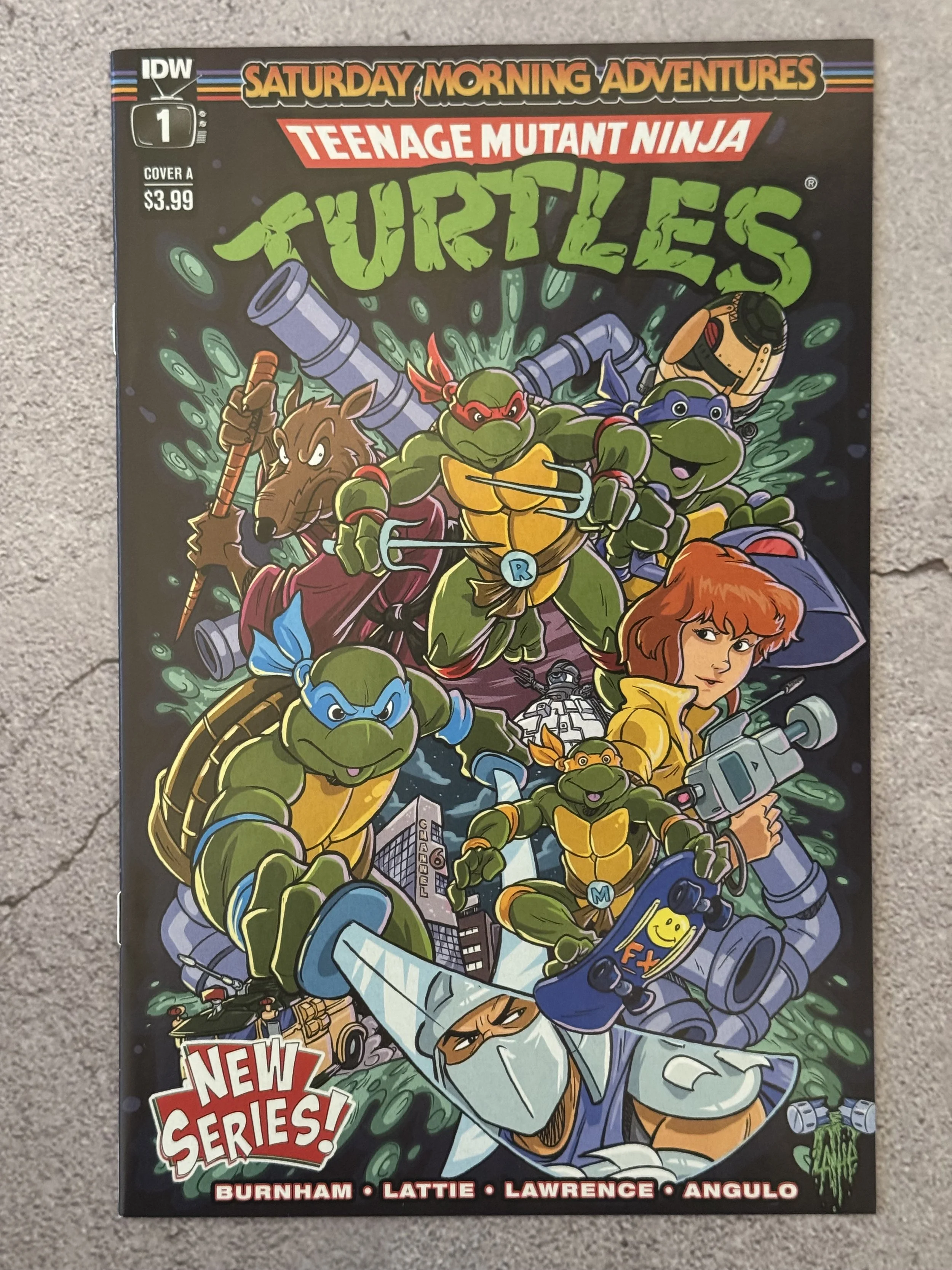 TMNT Saturday Morning Adventures #1 Cover A 2022 IDW
