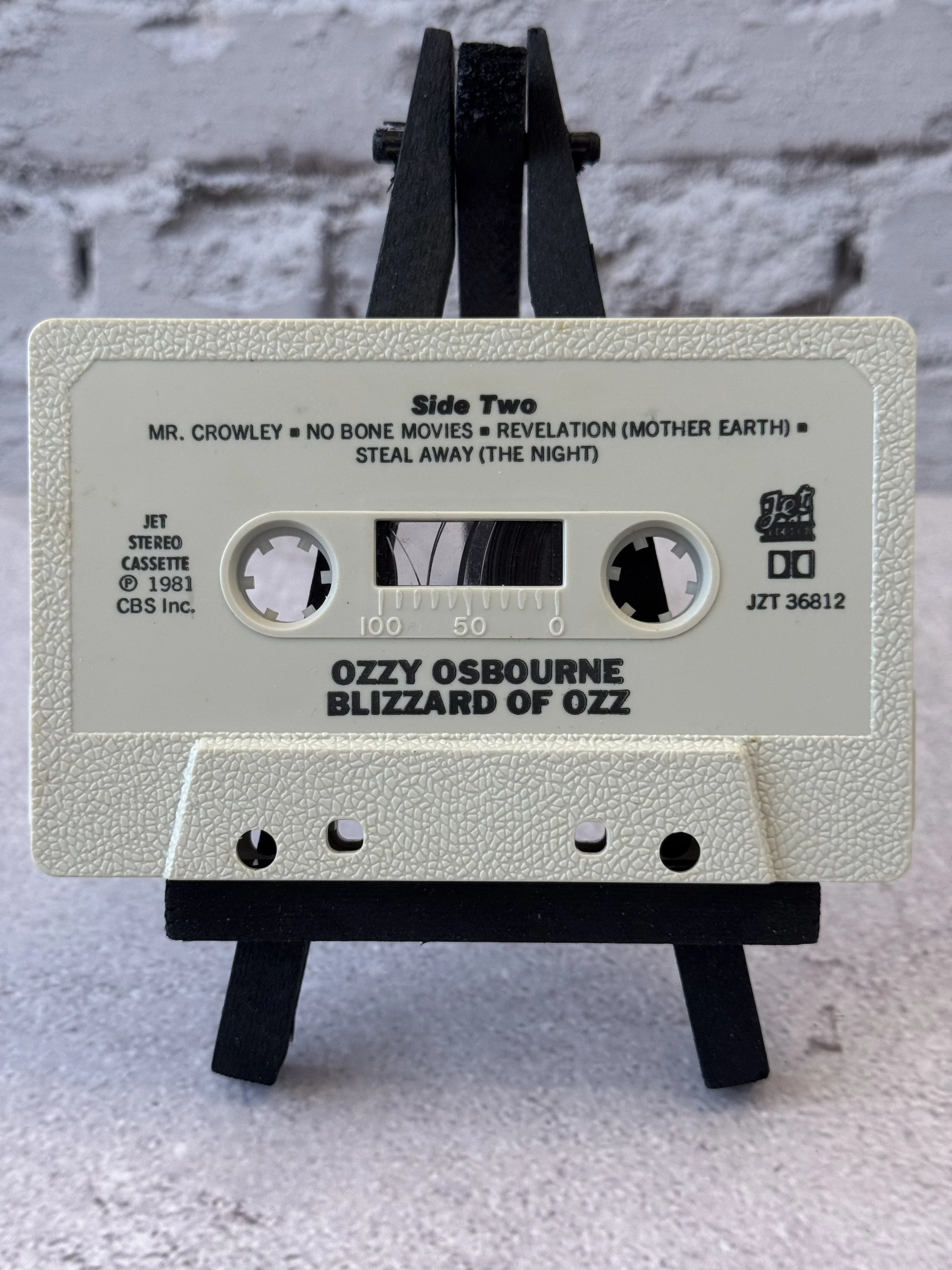 Ozzy Osbourne - Blizzard of Oz 1981 cassette tape good condition