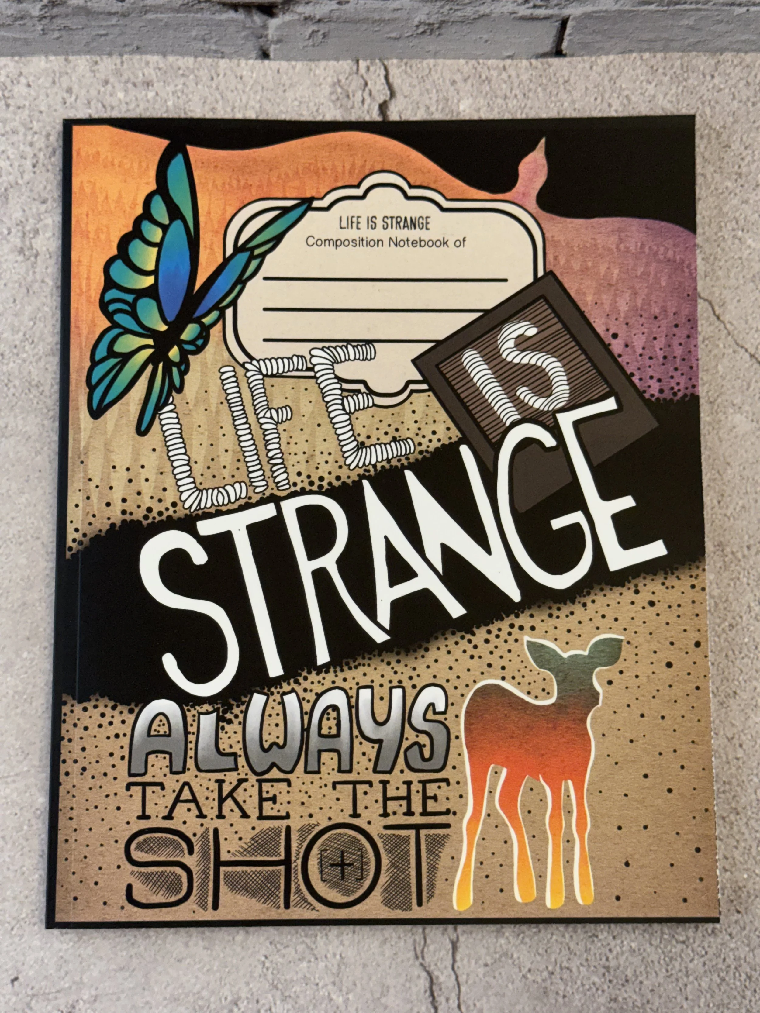 Life is Strange Always Take the Shot Rachel in the Dark Room Notebook