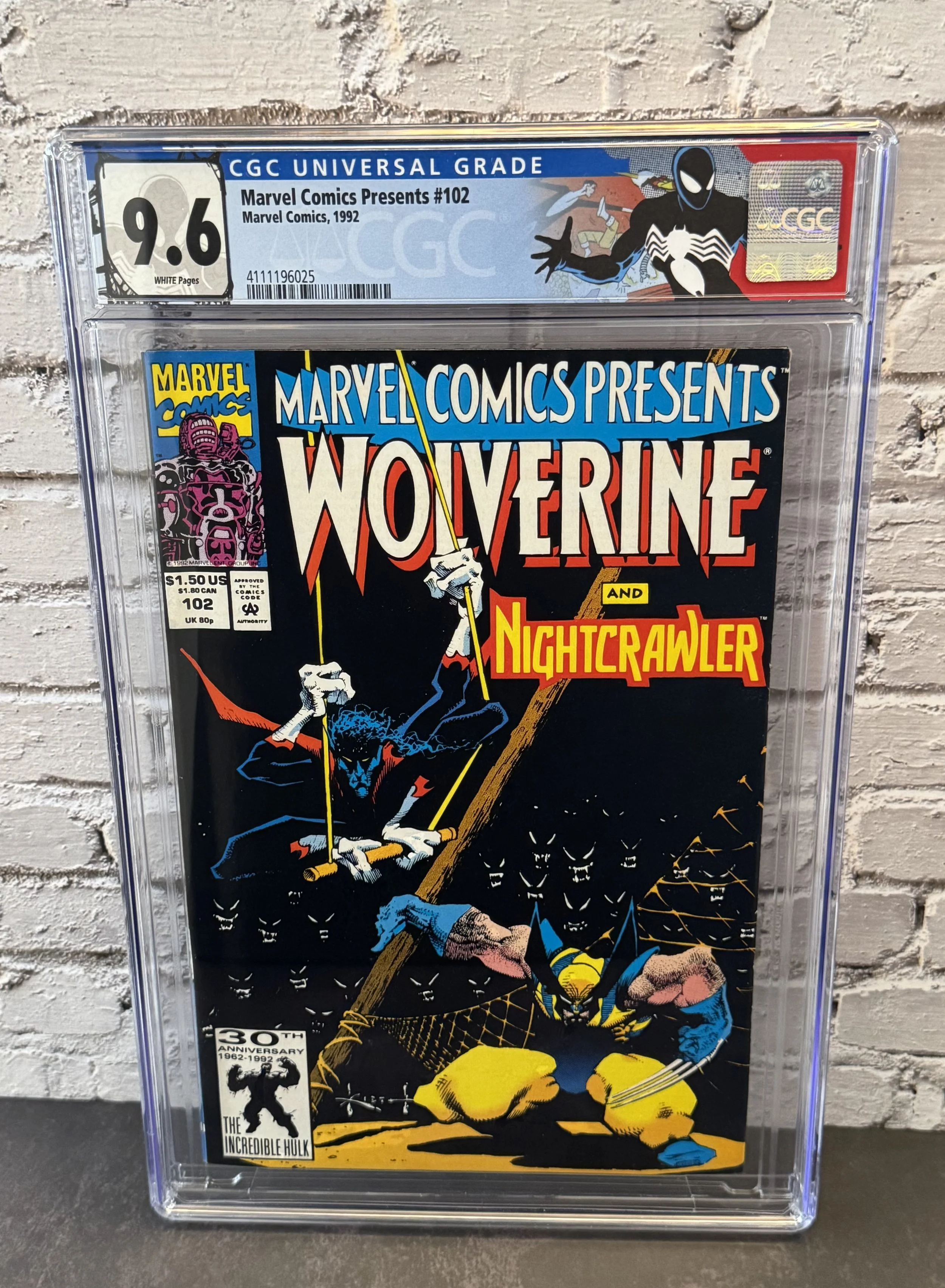 Marvel Comics Presents #162 CGC 9.6 (1993) Wolverine & Nightcrawler Marvel Slab