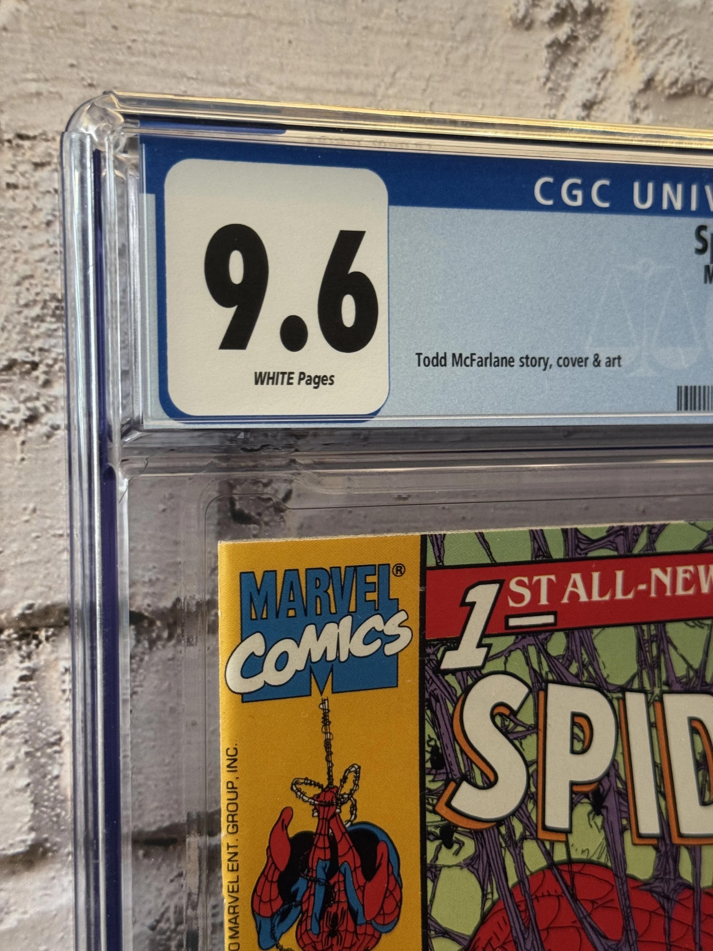 Spider-Man #1 CGC 9.6 (1990) Direct Edition Todd McFarlane Torment Marvel Slab