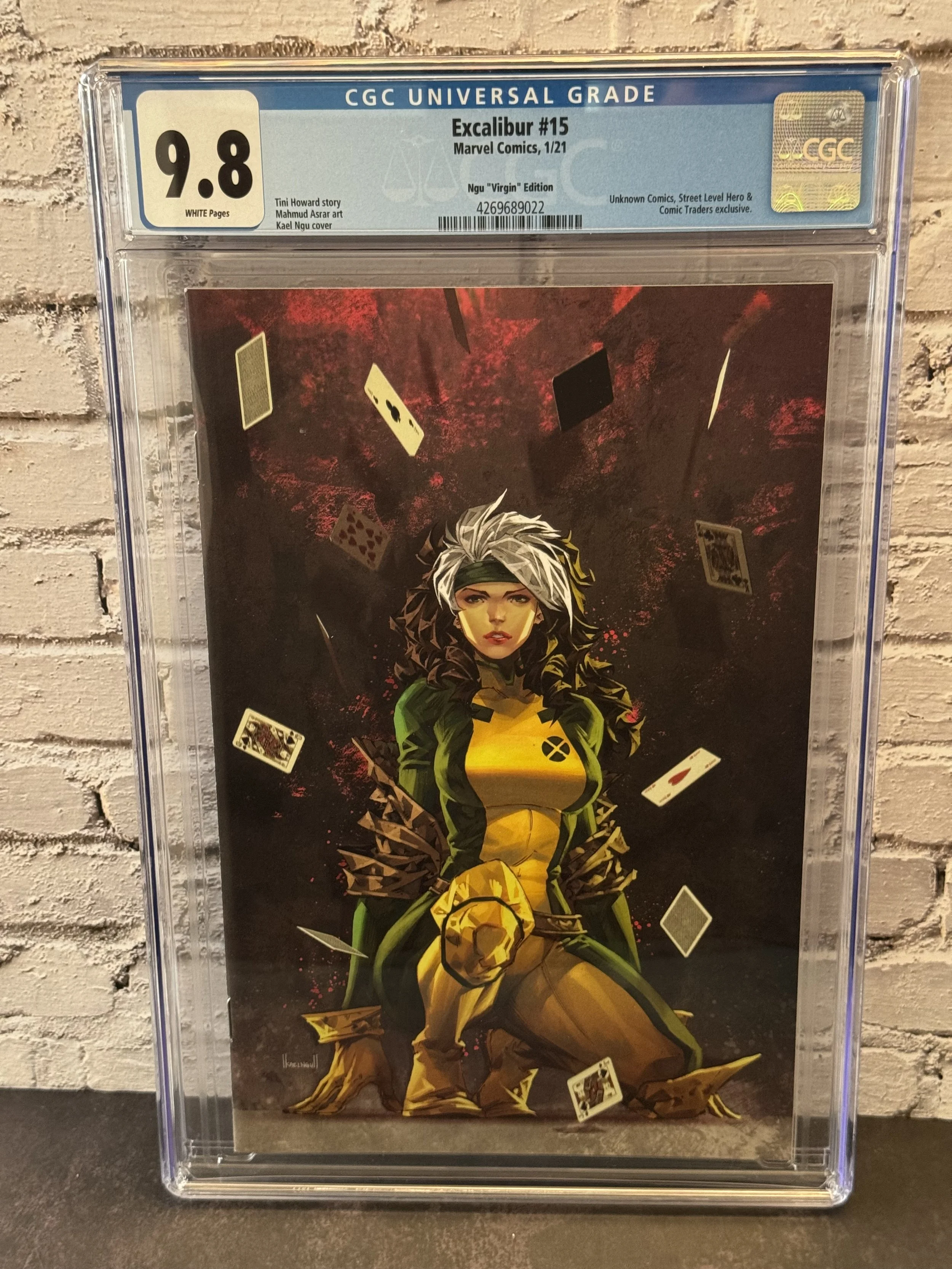 Excalibur #15 CGC 9.8 (1990) Marvel Comics Rogue Cover X-Men Slab