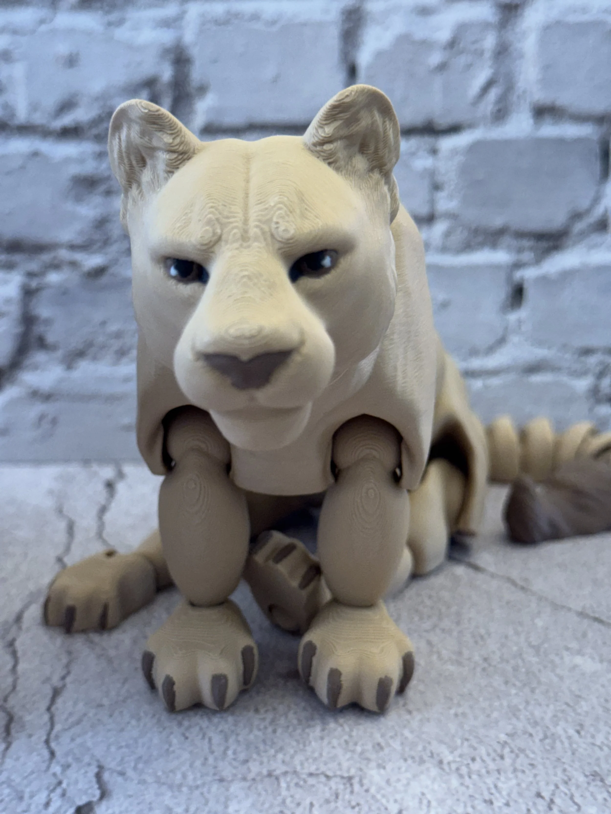 Lion & Lioness Display Set - 3D Print