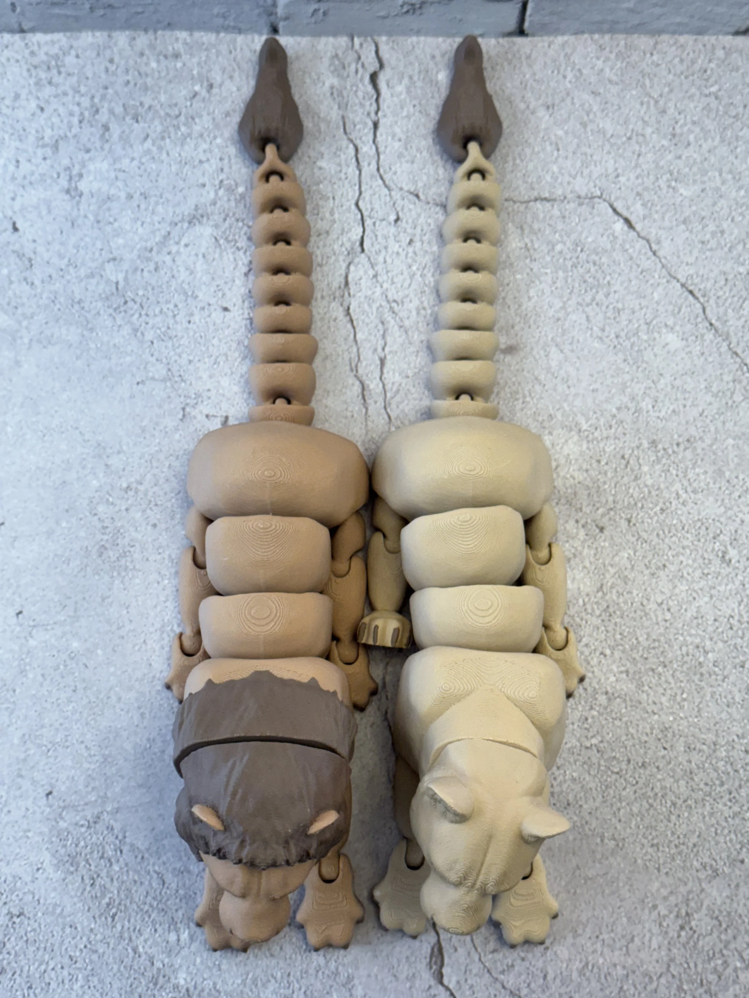 Lion & Lioness Display Set - 3D Print