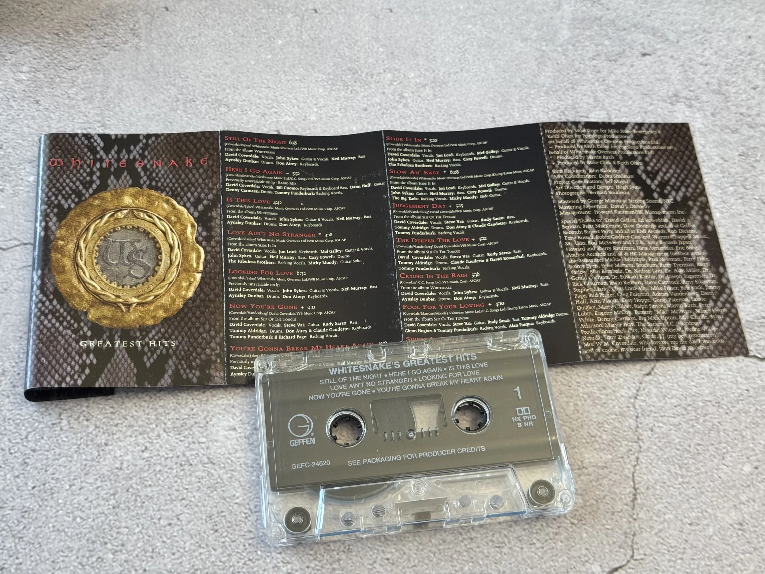 Whitesnake Greatest Hits tested good condition