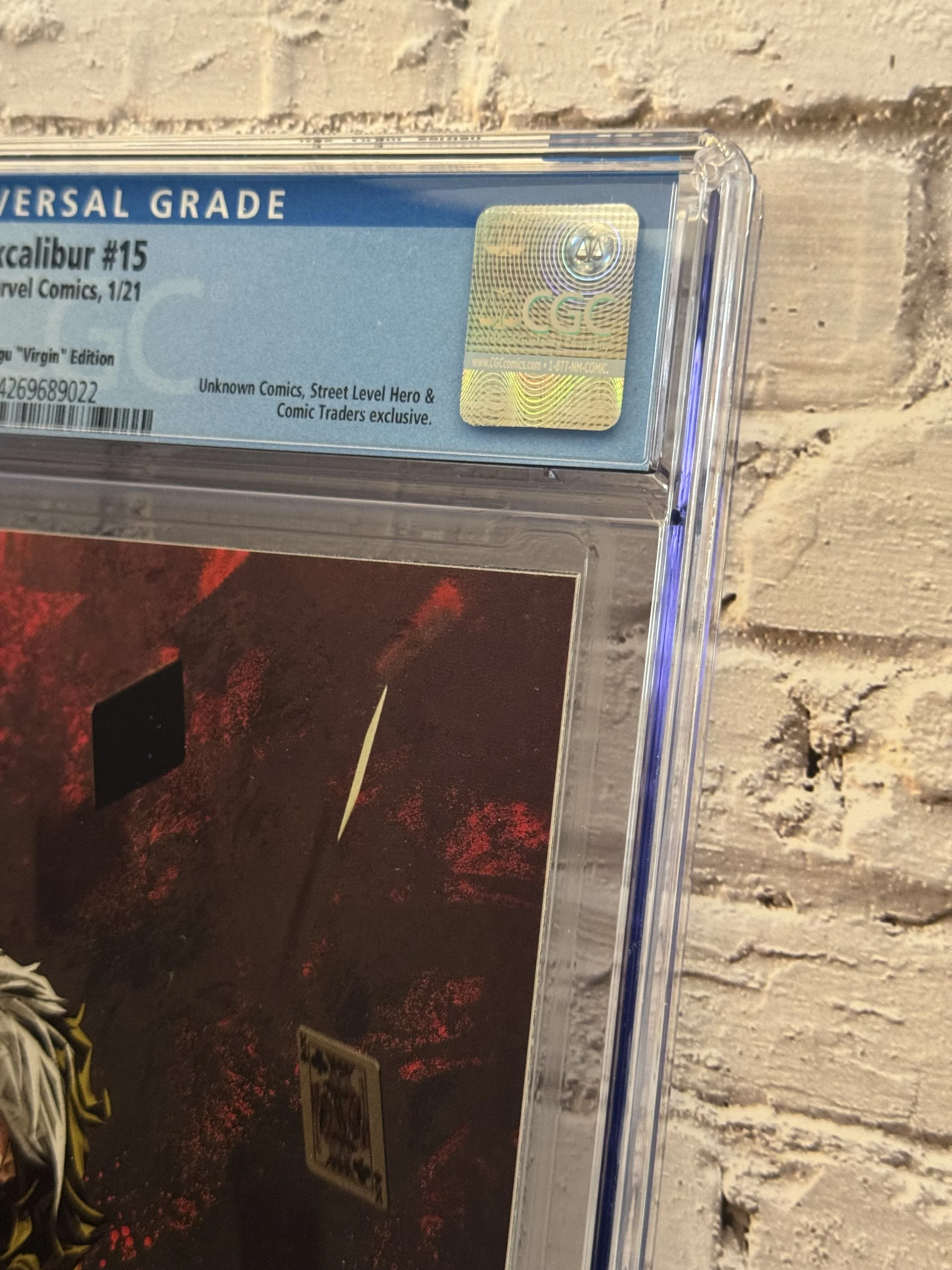 Excalibur #15 CGC 9.8 (1990) Marvel Comics Rogue Cover X-Men Slab