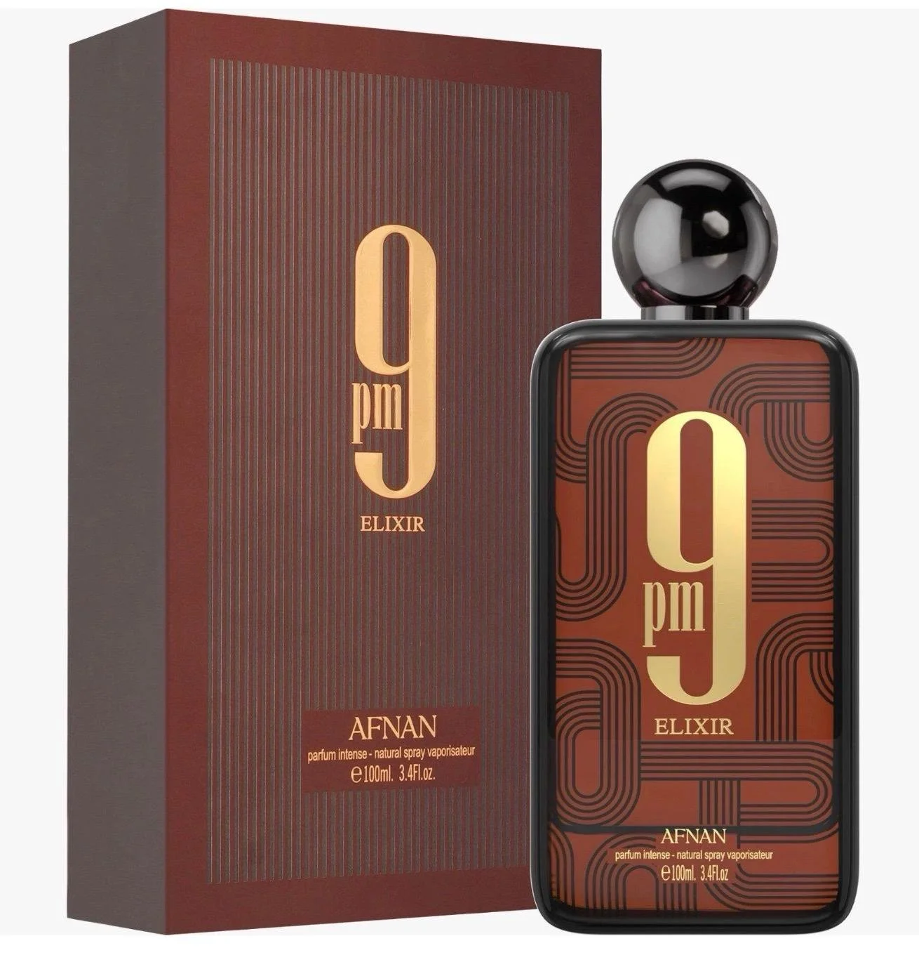 AFNAN 9 PM ELIXIR PARFUM INTENSE 3.4 EDP FOR MEN