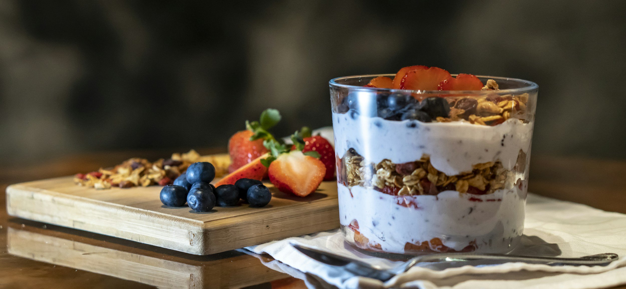 Forage Drink and Snack Cart: Coffee and Parfaits