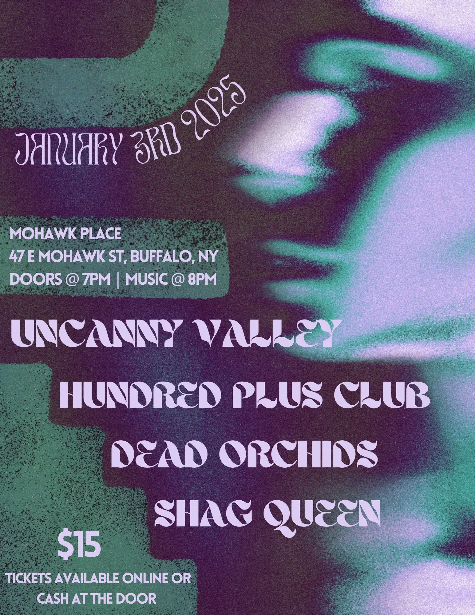 Uncanny Valley, Hundred Plus Club, Dead Orchids, and Shag Queen