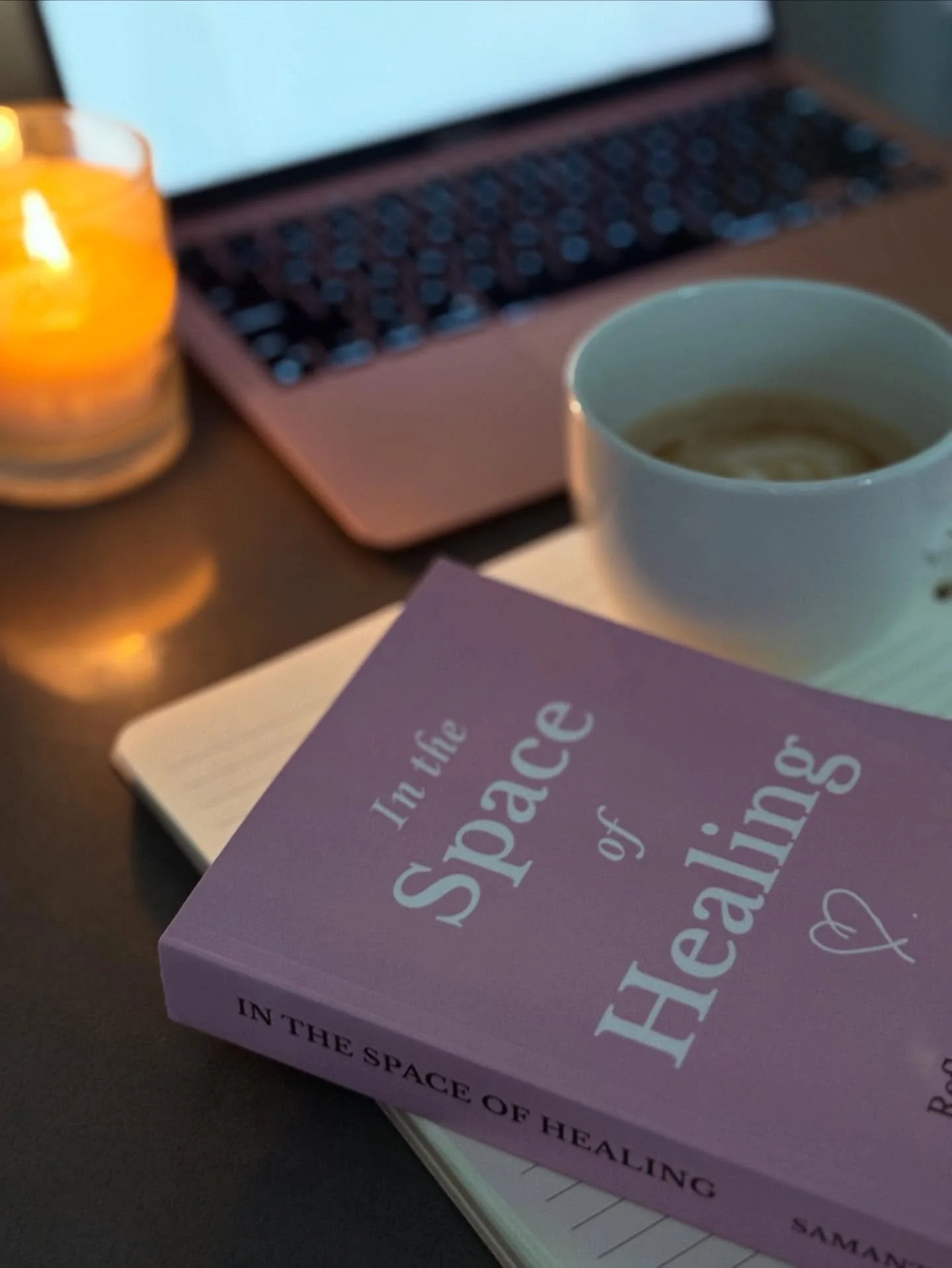 New Moon energy. Returning to myself in the space of healing. Creating space to feel, reflect, and simply be.🕯️🤍