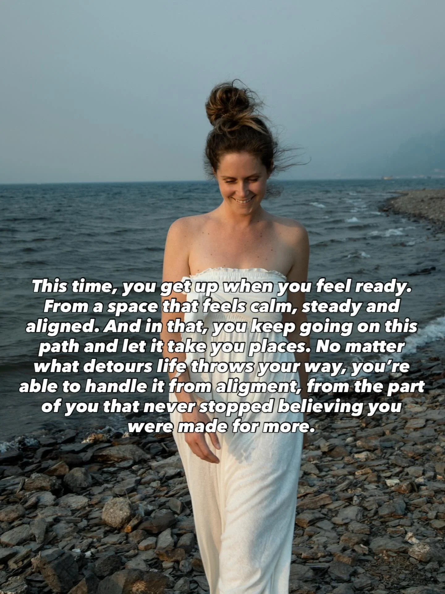 One of my favourite letters from my book is 📖 &lsquo;Keep Going at Your Own Pace&rsquo;. 

For all the moments that you pick yourself back up from those dark places and you choose to walk beside yourself. Trusting that things will get easier. Trusti