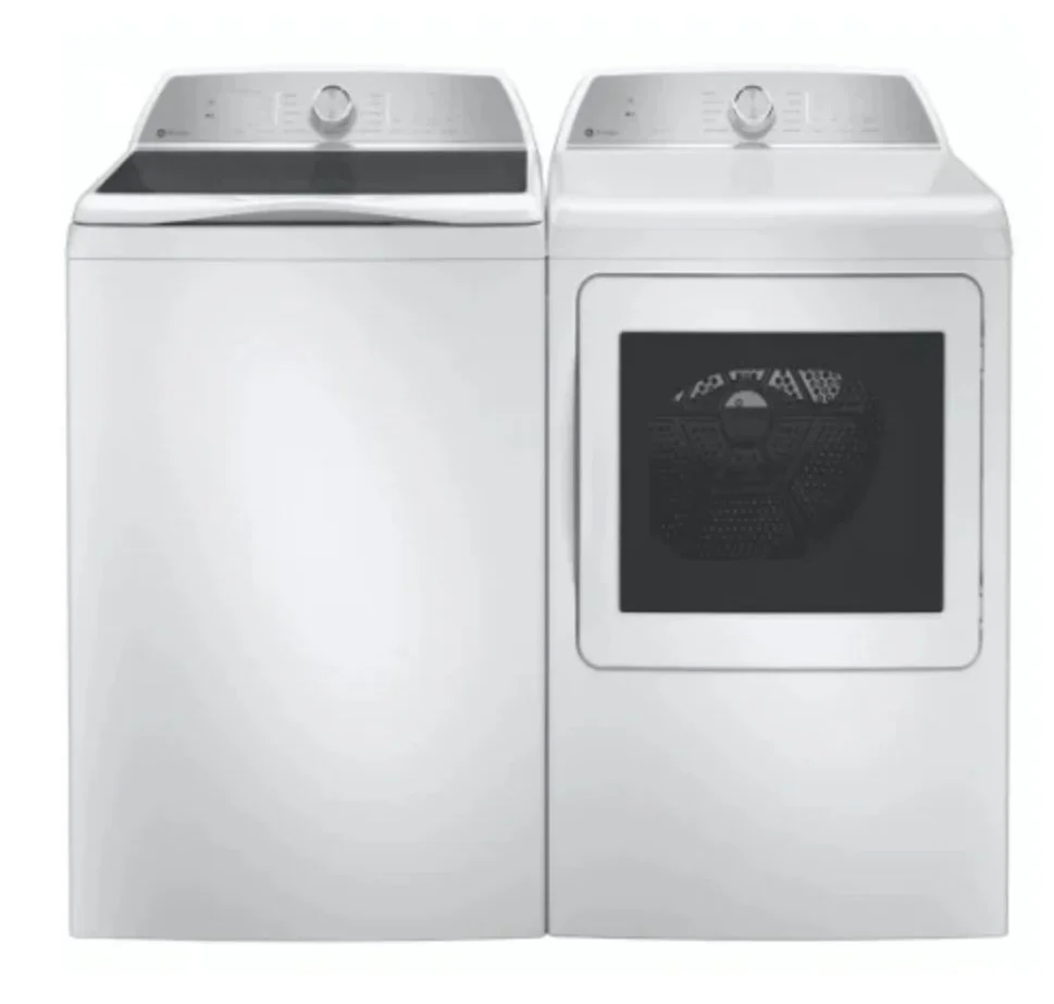 GE Profile “27” White Top Load Washer/Dryer Set