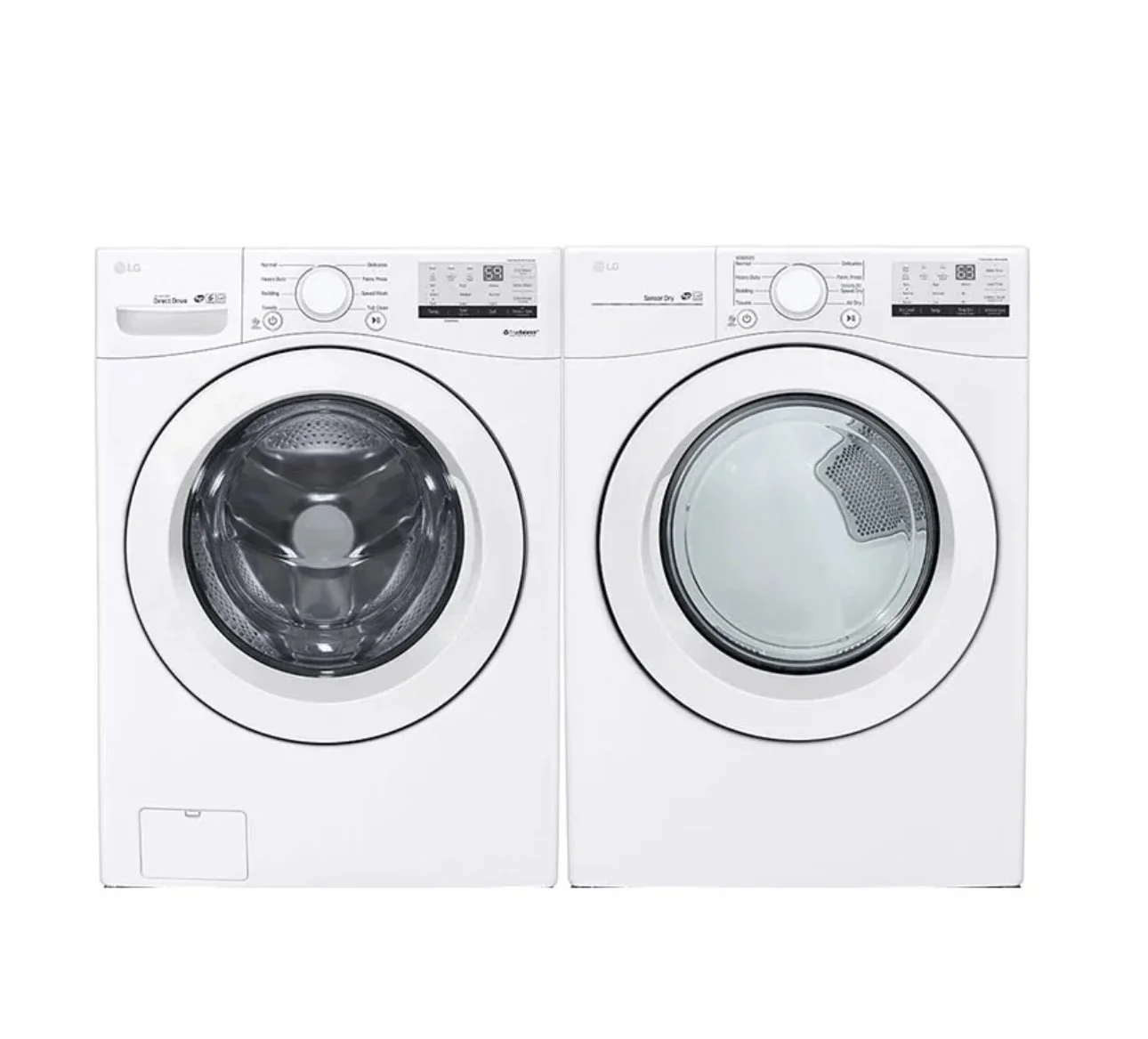 LG "27" White Front Load Washer/Dryer Set