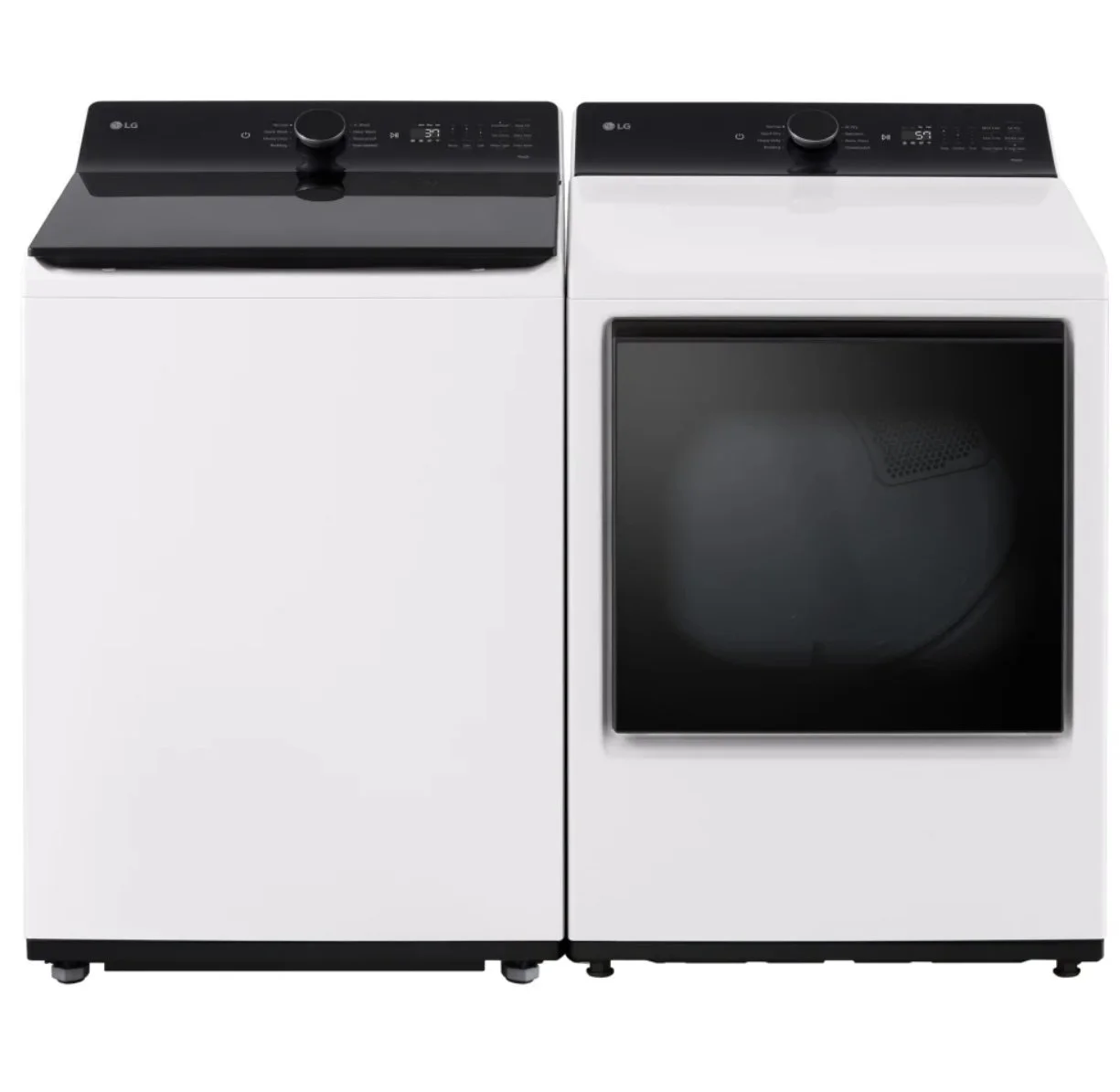 LG “27” White Top Load Washer/Dryer Set