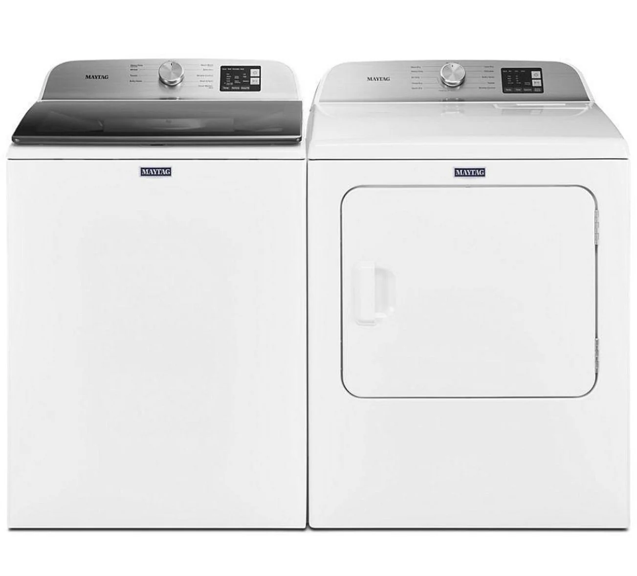 Maytag "27" White Top Load Washer/Dryer Set