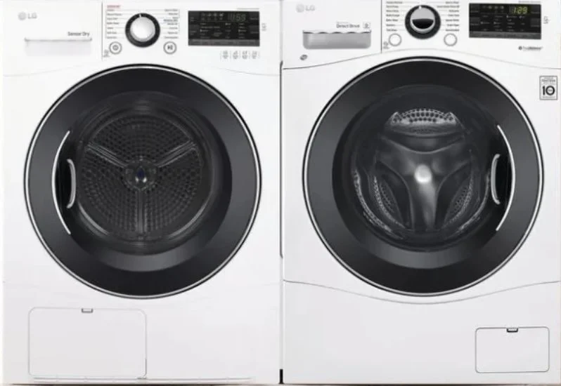 LG "24" White Frontload Washer/Dryer Set (used)