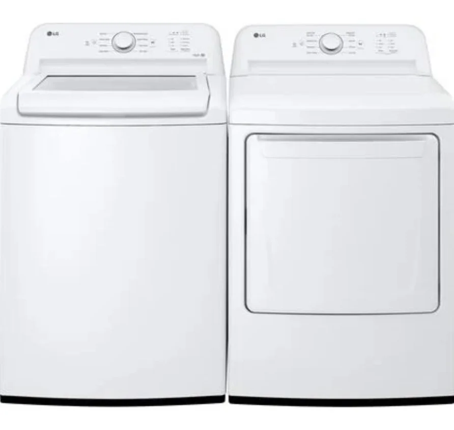 LG "27" White Top Load Washer/Dryer Set