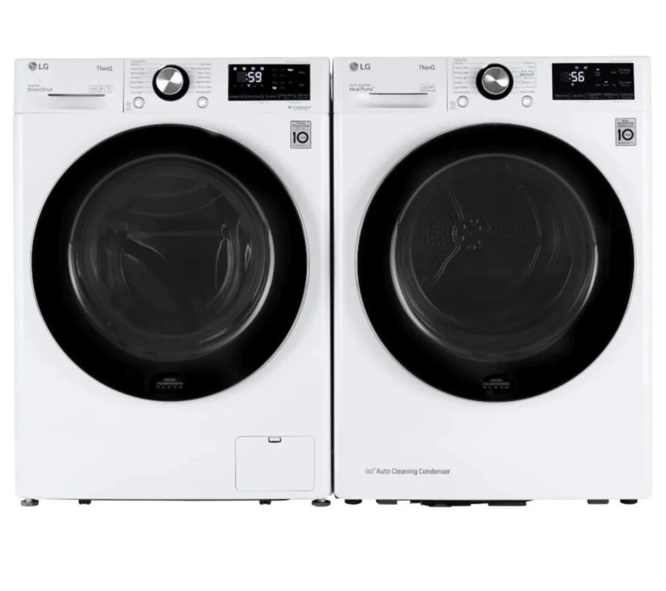 LG "24" White Front Load Washer/Dryer Set