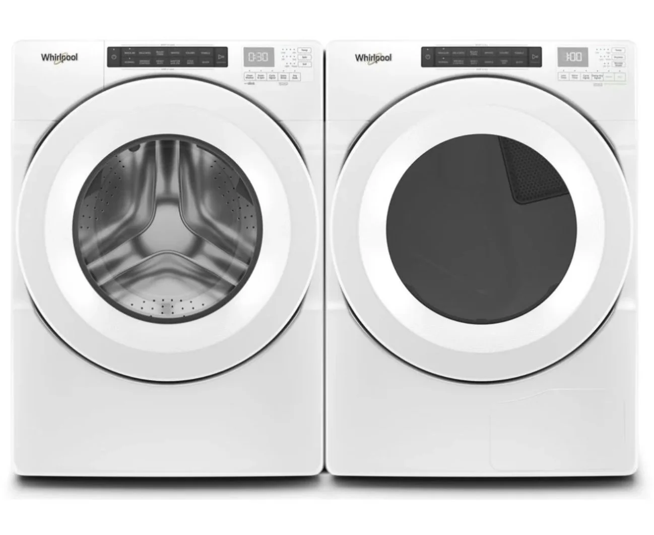 Whirlpool "27" White Frontload Washer/Dryer Set (used)