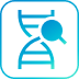 peptide therapy icon with outline