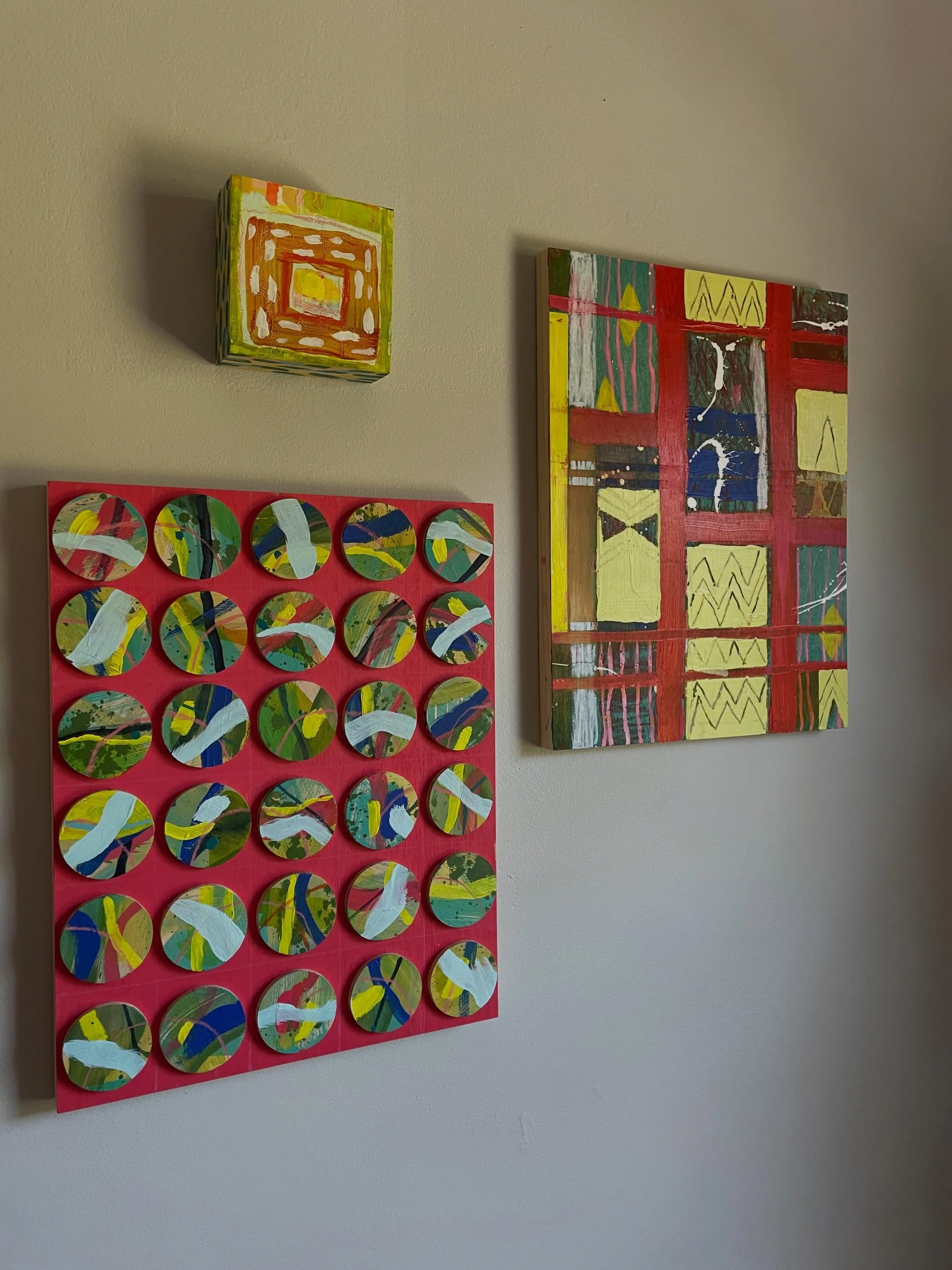 I&rsquo;ve been creating some work that is a departure from my typical style lately. It&rsquo;s both exhilarating and terrifying. What&rsquo;s your gut reaction to these pieces??? Would love to hear in the comments, even if it&rsquo;s &ldquo;construc