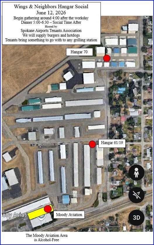 Wings &amp; Neighbors Hangar Social - hosted by SATA